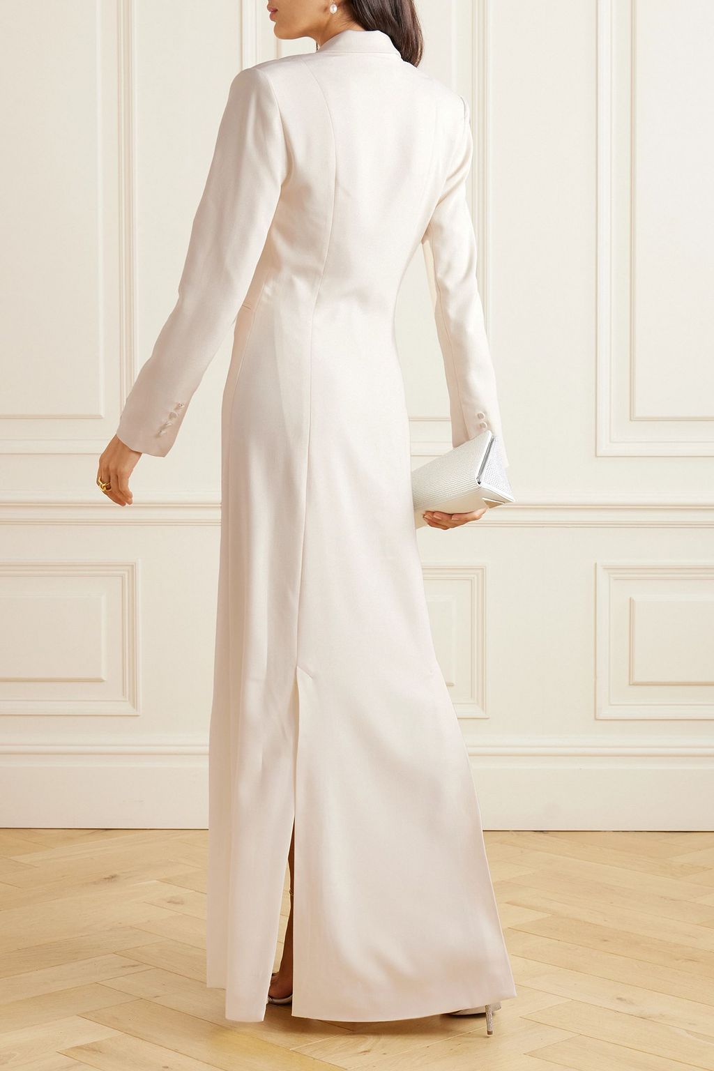 STAUD Onassis textured grain de poudre coat