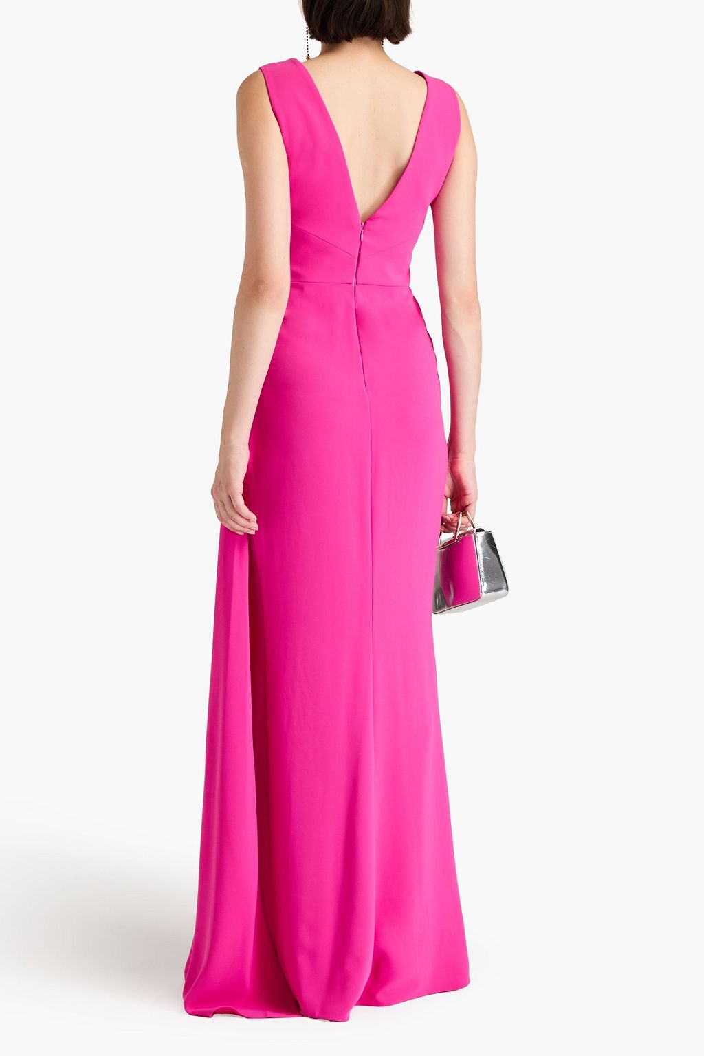 ZUHAIR MURAD Cutout draped crepe gown