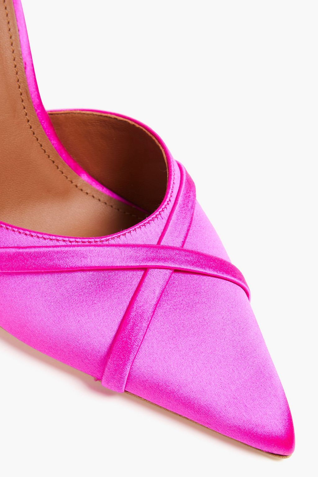MALONE SOULIERS حذاء ميول "جوزافين" من الساتان مقاس 90