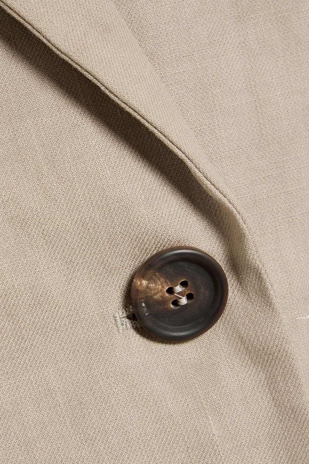 BRUNELLO CUCINELLI Double-breasted linen-blend blazer
