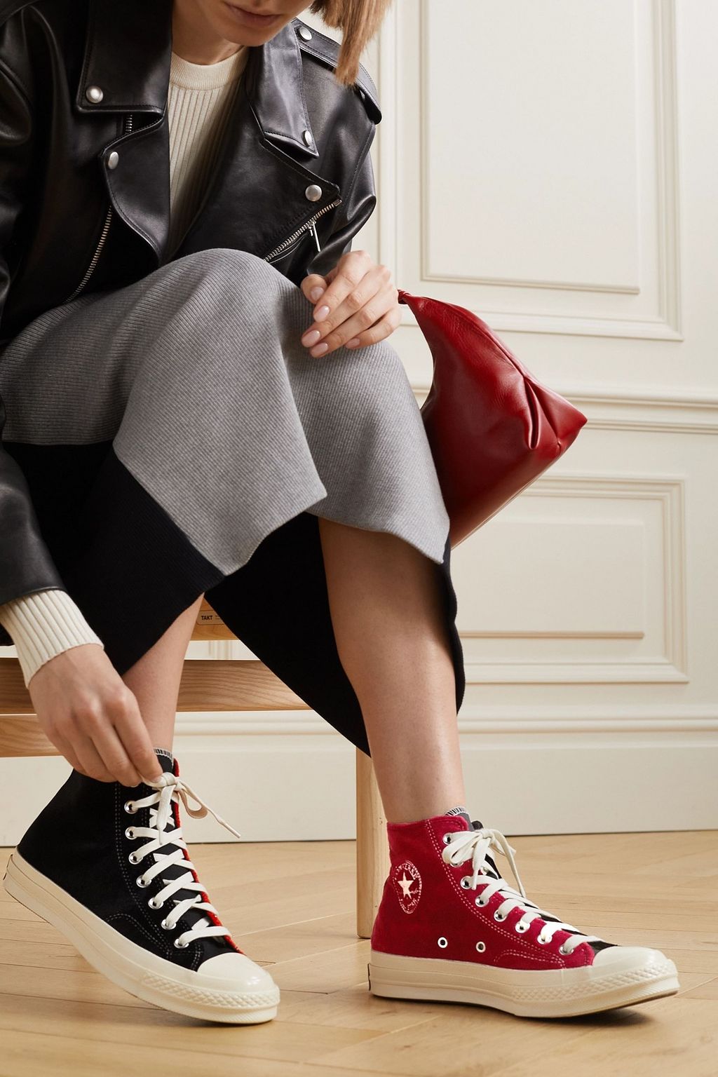 CONVERSE Canvas high-top sneakers