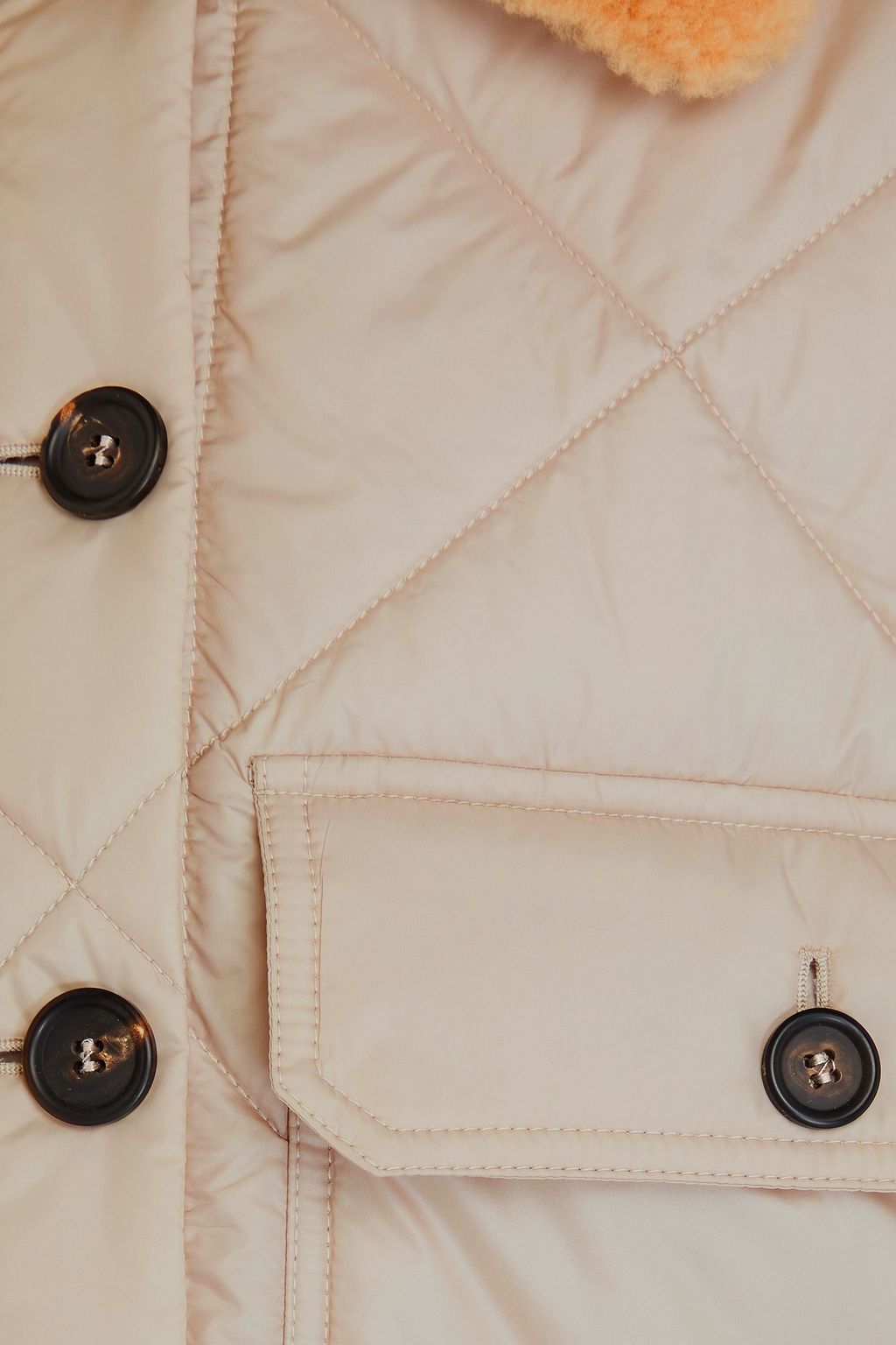 BRUNELLO CUCINELLI Bead-embellished quilted shell jacket