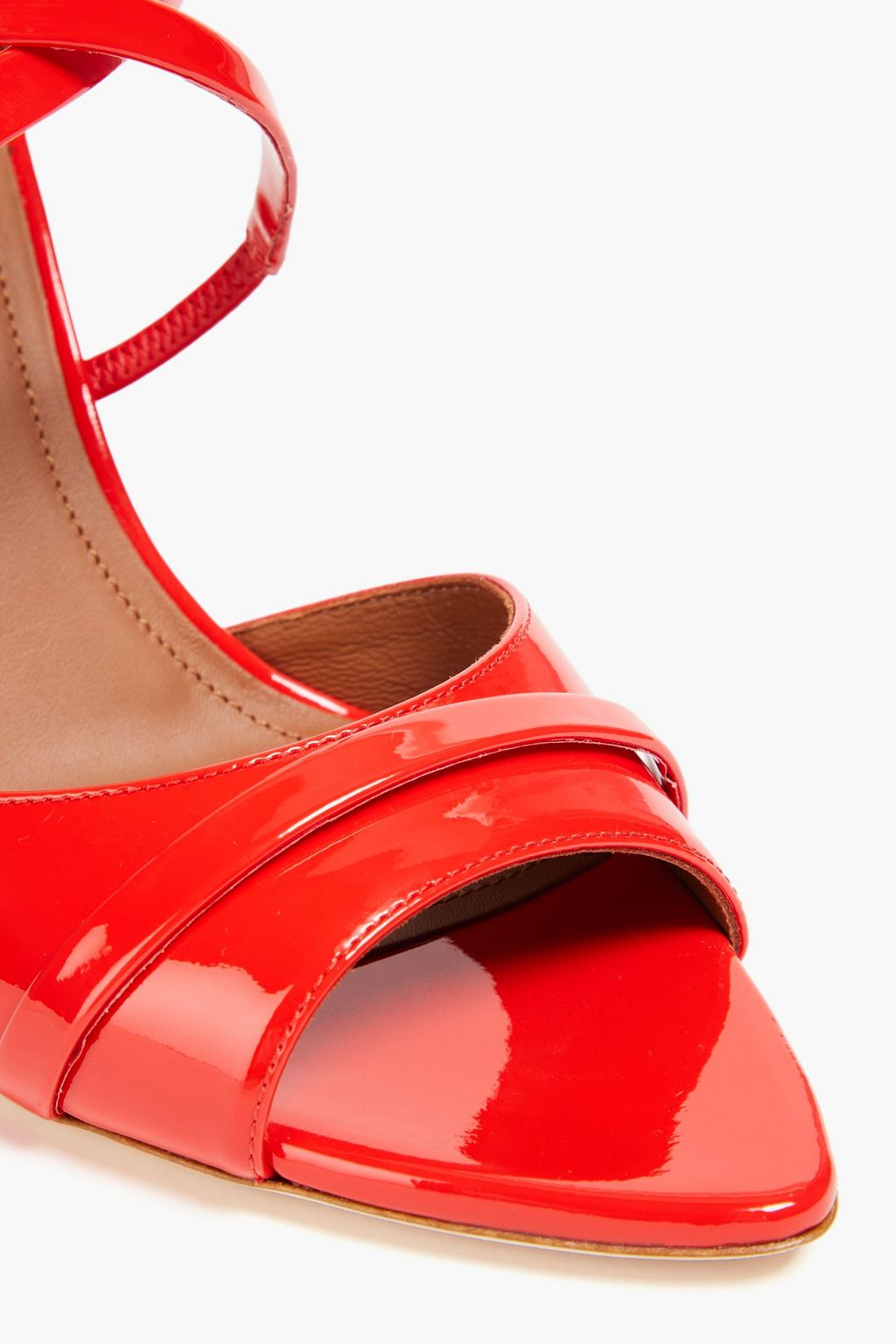 MALONE SOULIERS 페이턴트 가죽 샌들