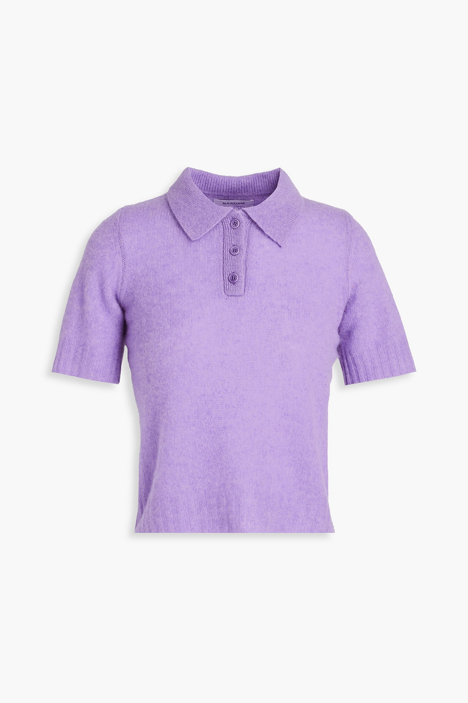 Naadam Cashmere Polo Shirt In Lilac