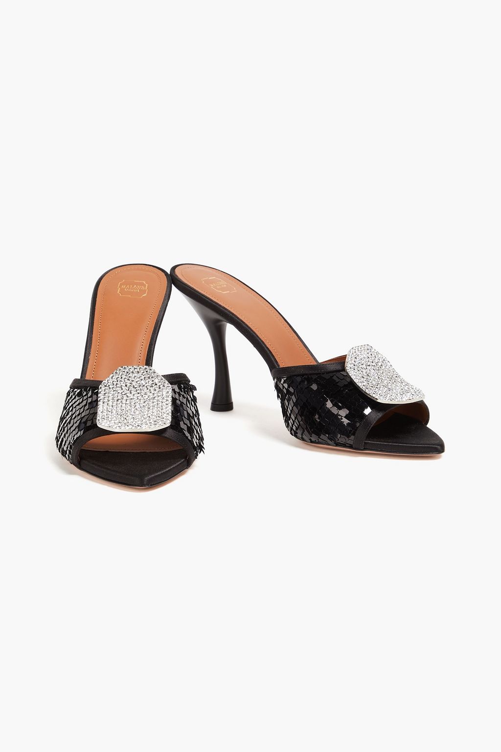MALONE SOULIERS 조시아 90 장식 디테일 메쉬 샌들
