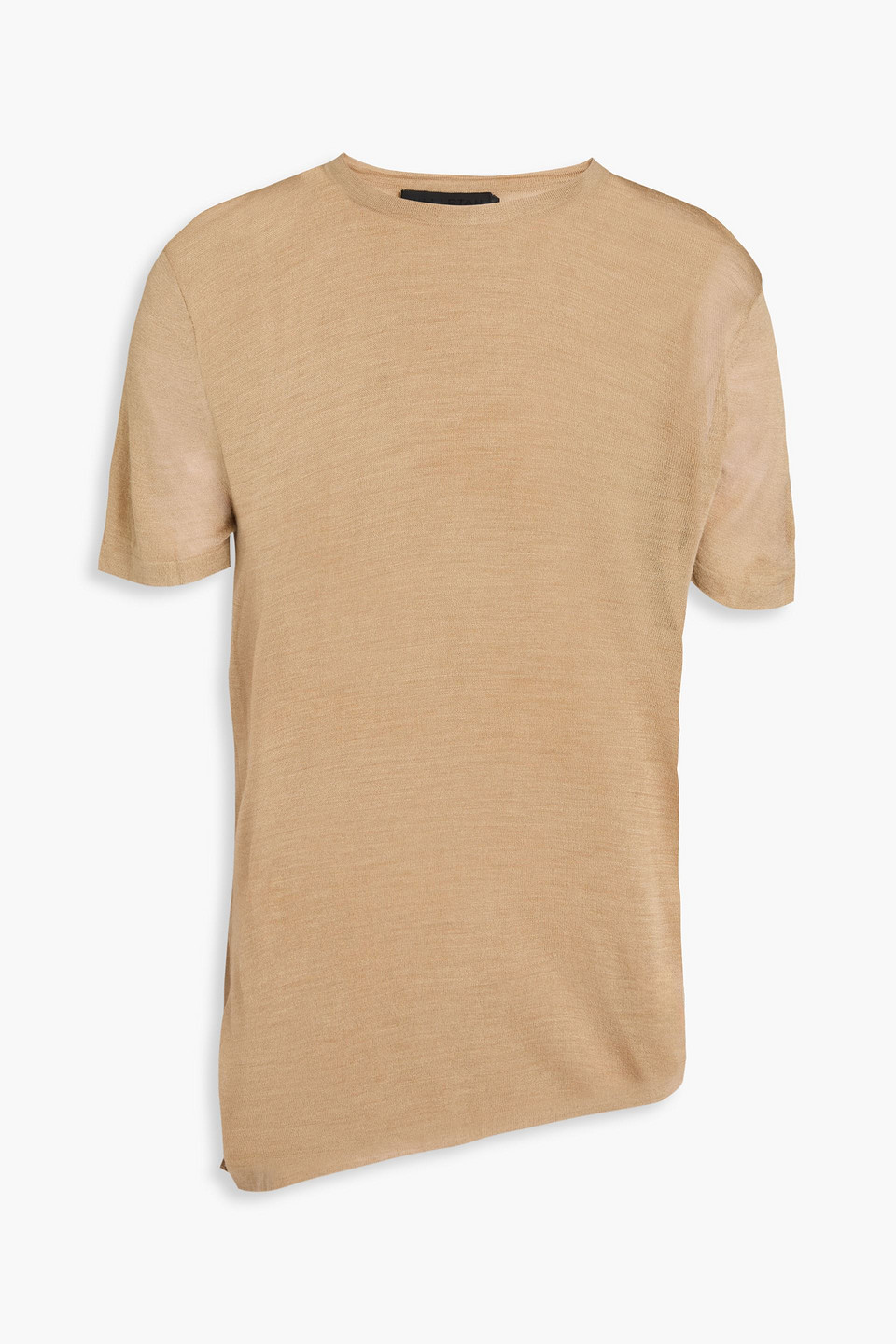 Nili Lotan Silk Top In Sand
