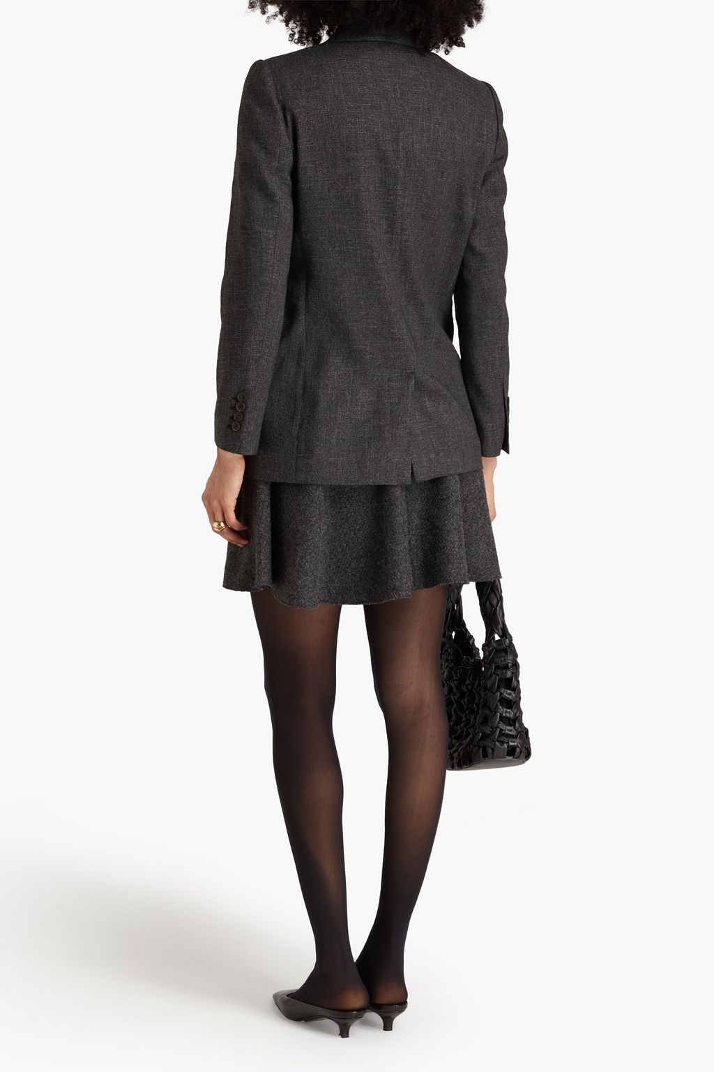 BRUNELLO CUCINELLI Doppelreihiger Blazer aus Webstoff