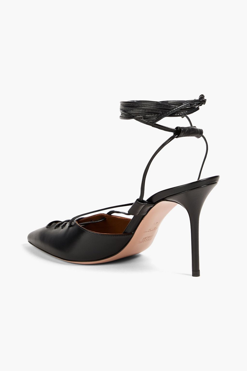 MALONE SOULIERS حذاء بامب Marianna من الجلد بكعب مقاس 85