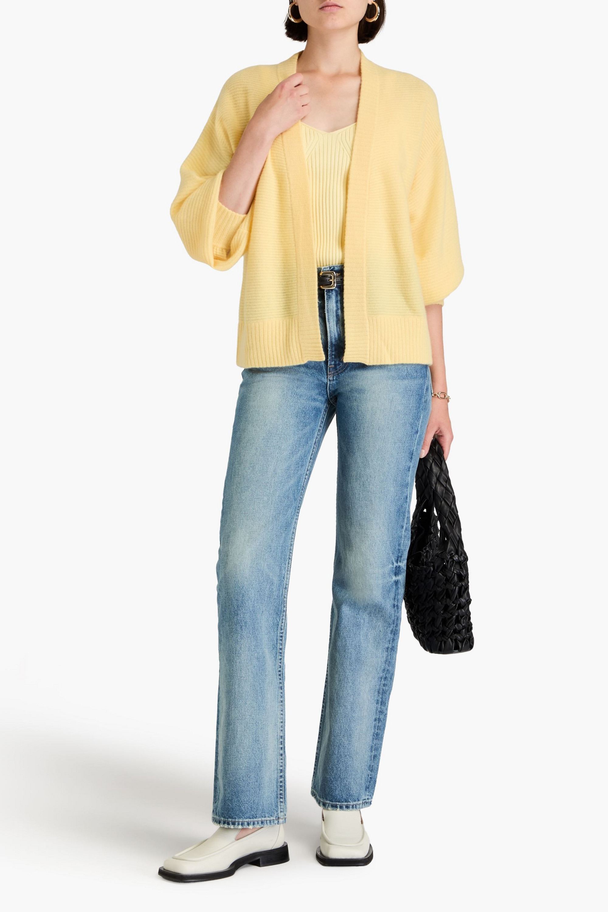Naadam Ribbed cashmere cardigan