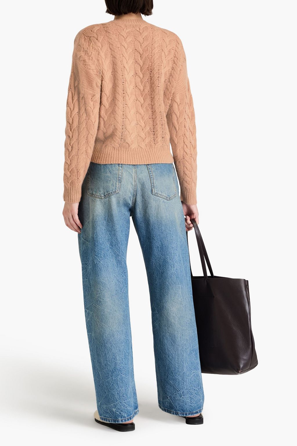 NAADAM Cable-knit cashmere sweater