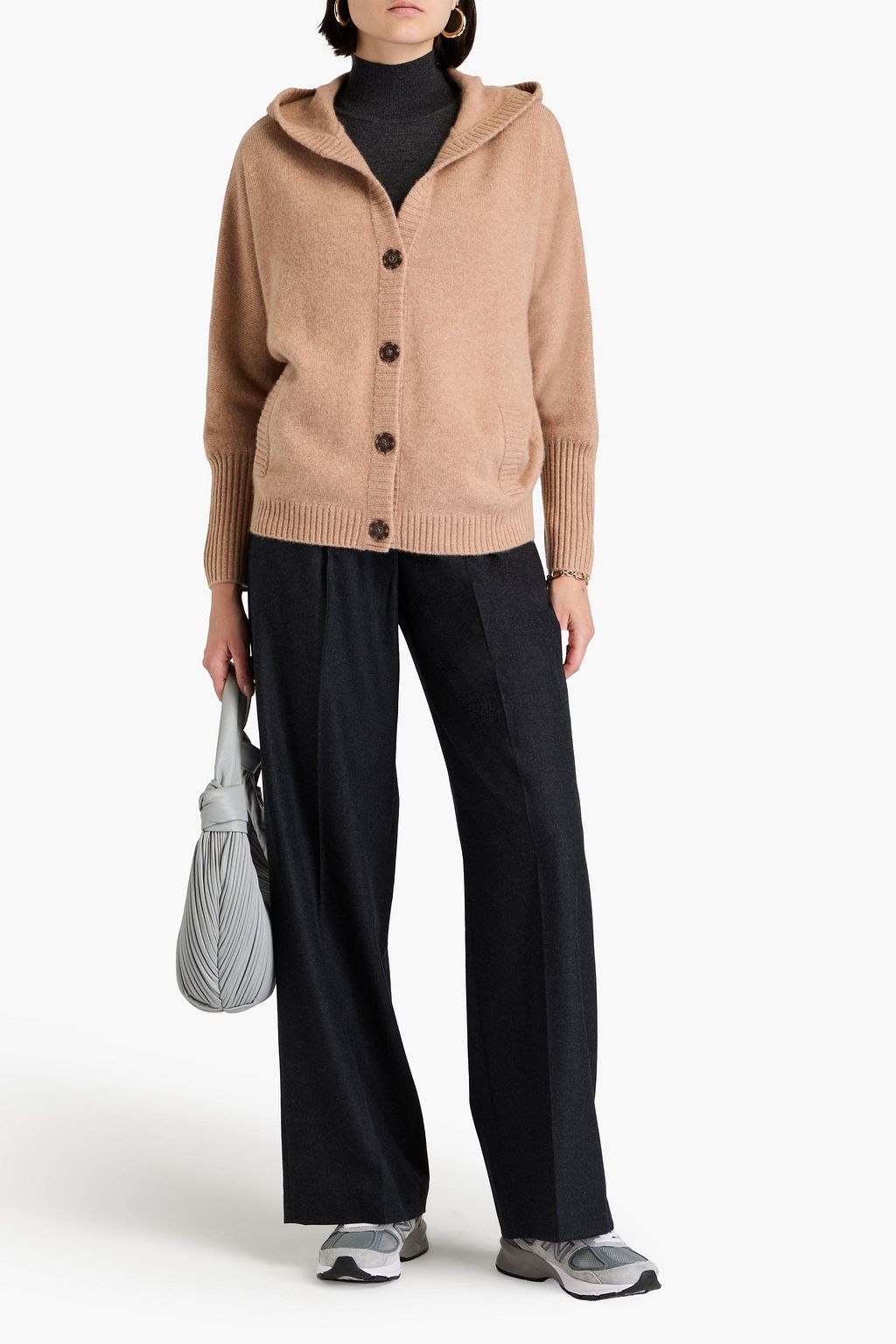 NAADAM Cashmere hooded cardigan