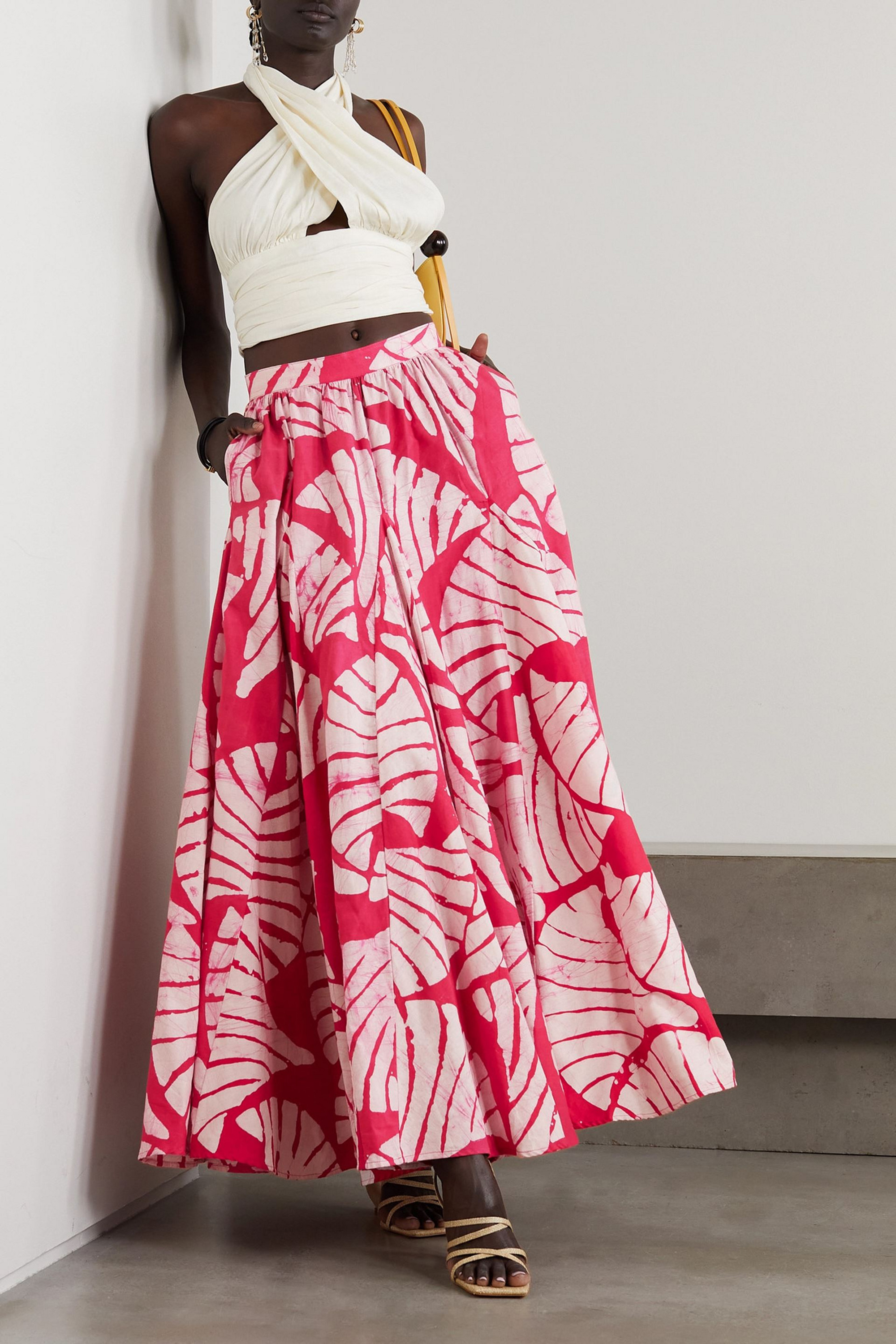 Studio 189 Alicia printed cotton maxi skirt