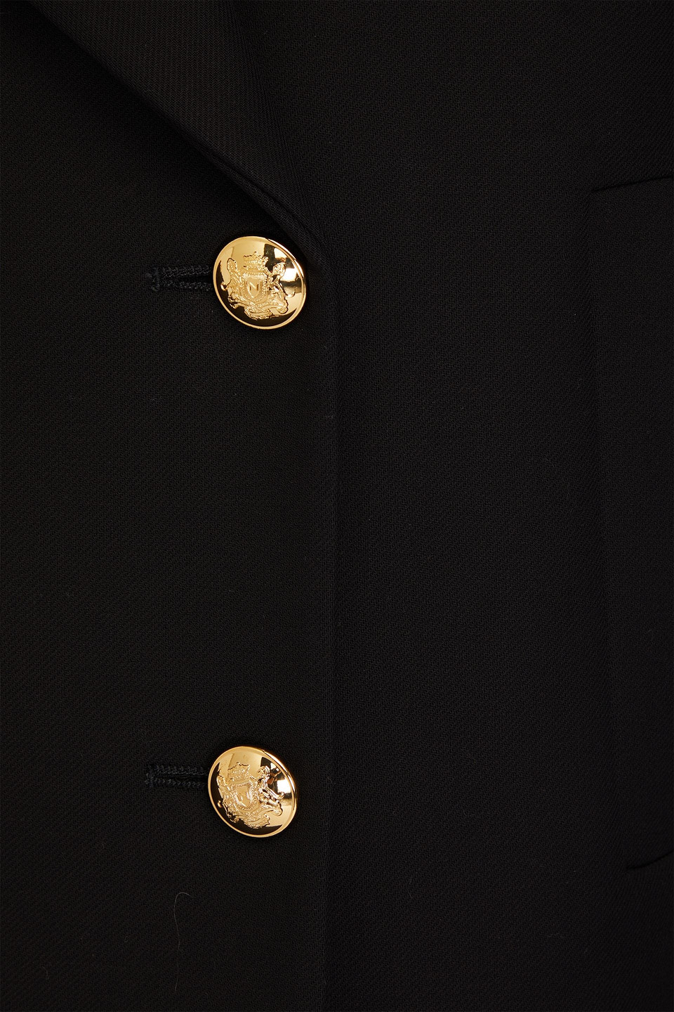 Nili Lotan Cleophee Double-breasted Cotton-twill Coat In Black