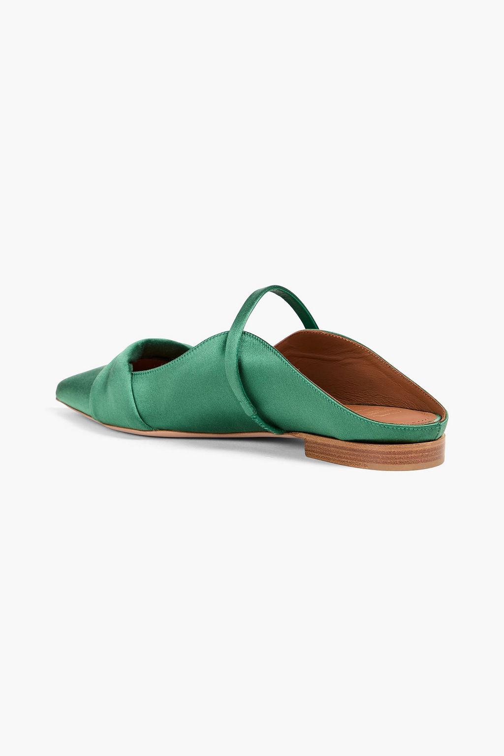 MALONE SOULIERS Maureen satin point-toe flats