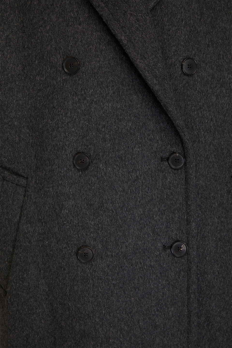 Nili Lotan Georgio Virgin Wool Coat In Dark Gray