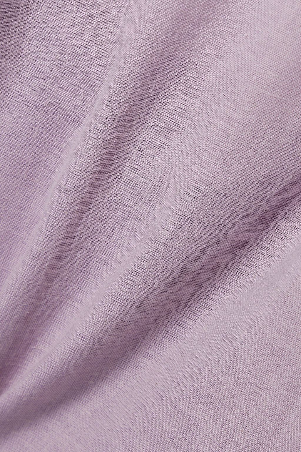 HAIGHT + 넷 서스테인 아가사 컷아웃 리넨 혼방 미디 드레스