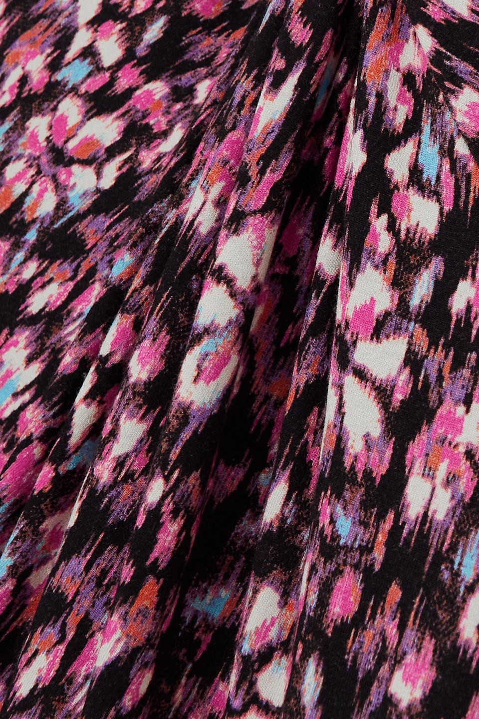 Isabel Marant Étoile Lania Floral-print Stretch-jersey Midi Dress In Midnight Blue