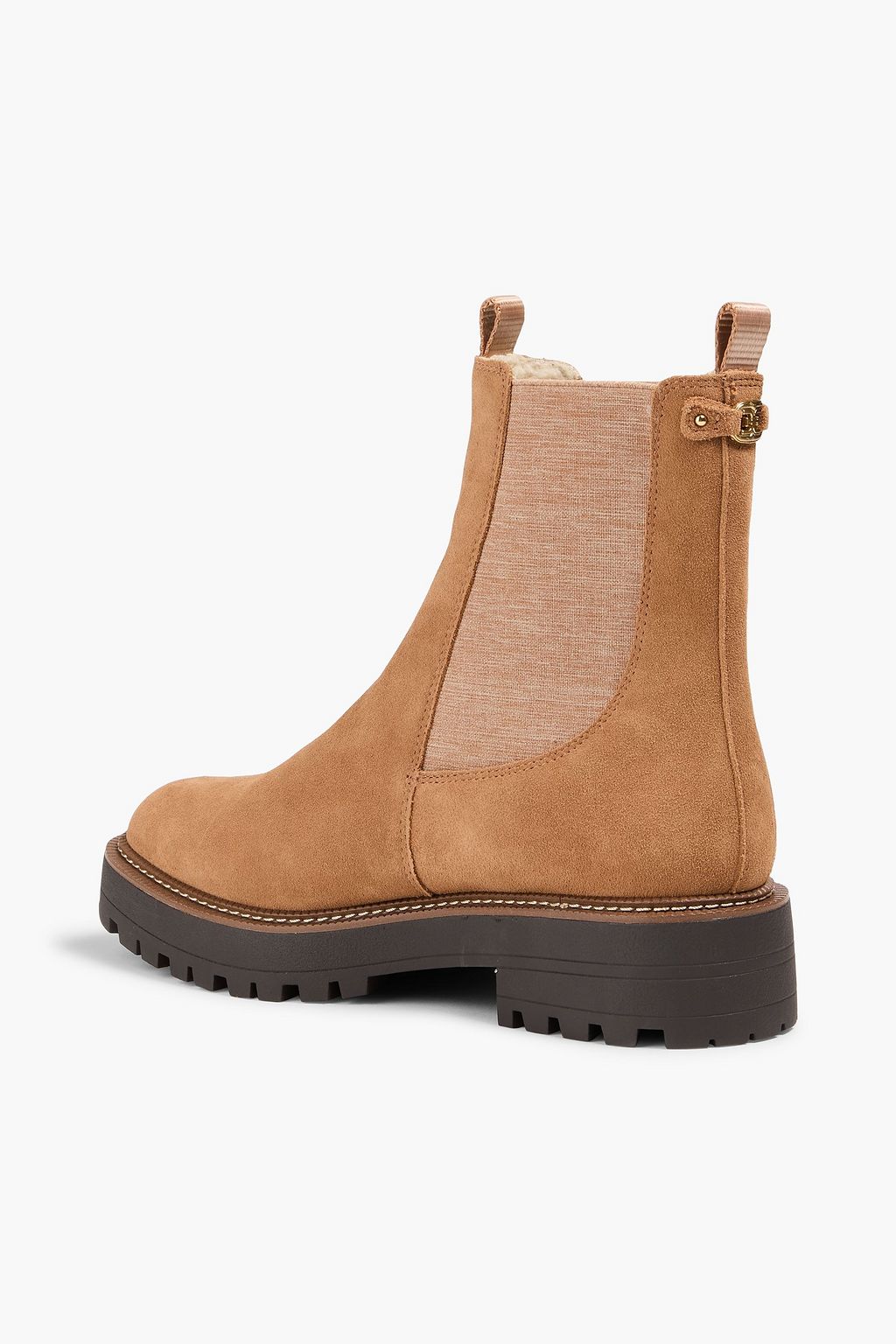 SAM EDELMAN حذاء بوت تشيلسي مصنوع من جلد السويد