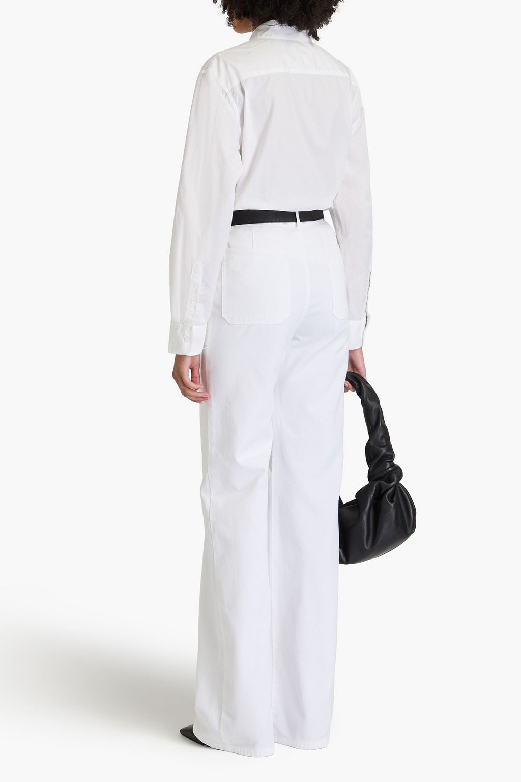NILI LOTAN Kristen cotton-poplin shirt