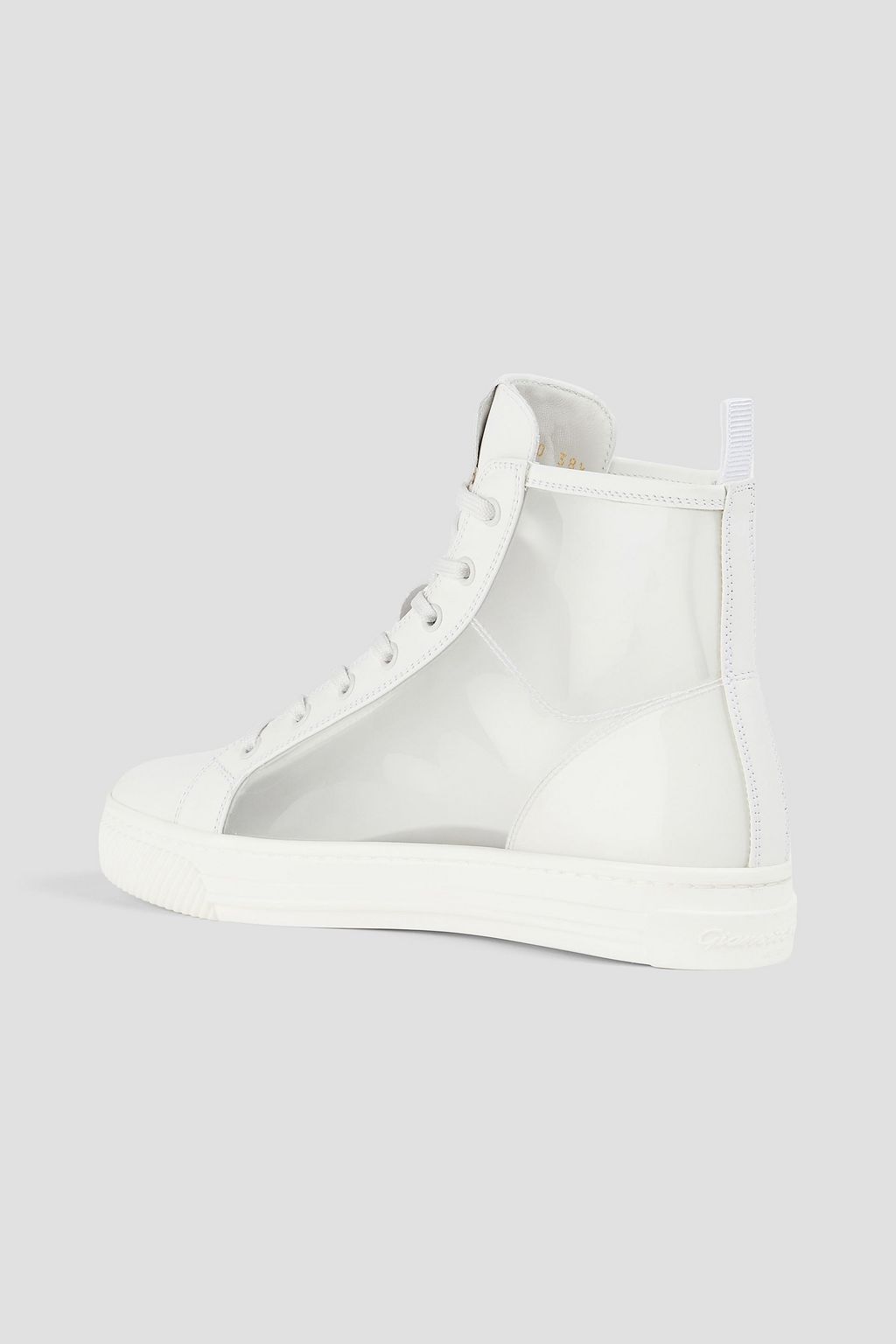 GIANVITO ROSSI Leather high-top sneakers