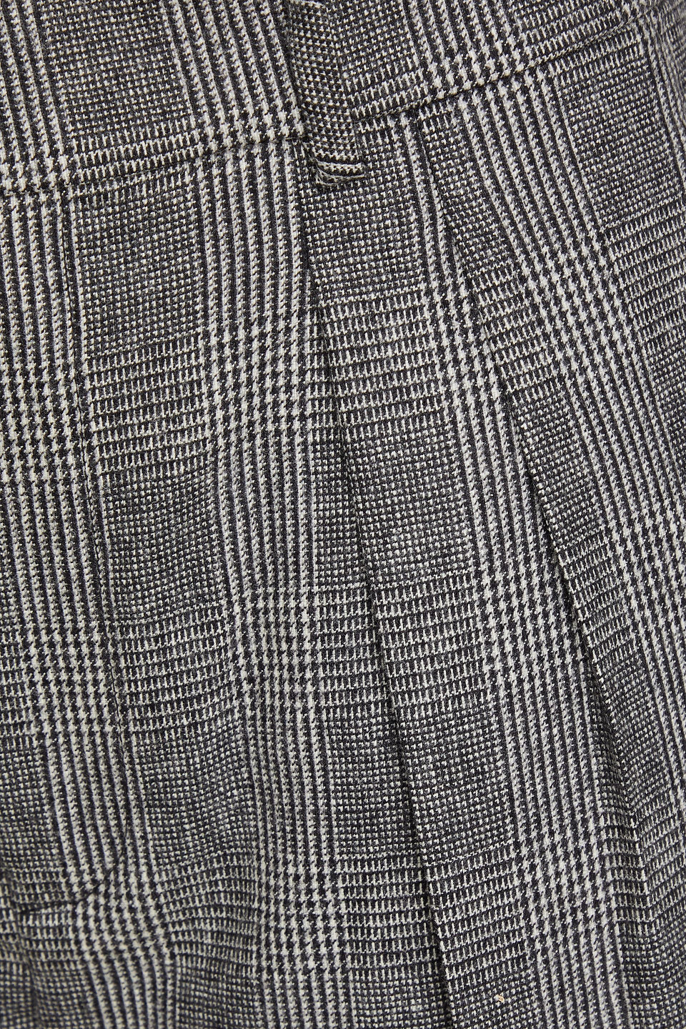 NILI LOTAN PRINCE OF WALES CHECKED WOOL-BLEND WIDE-LEG PANTS