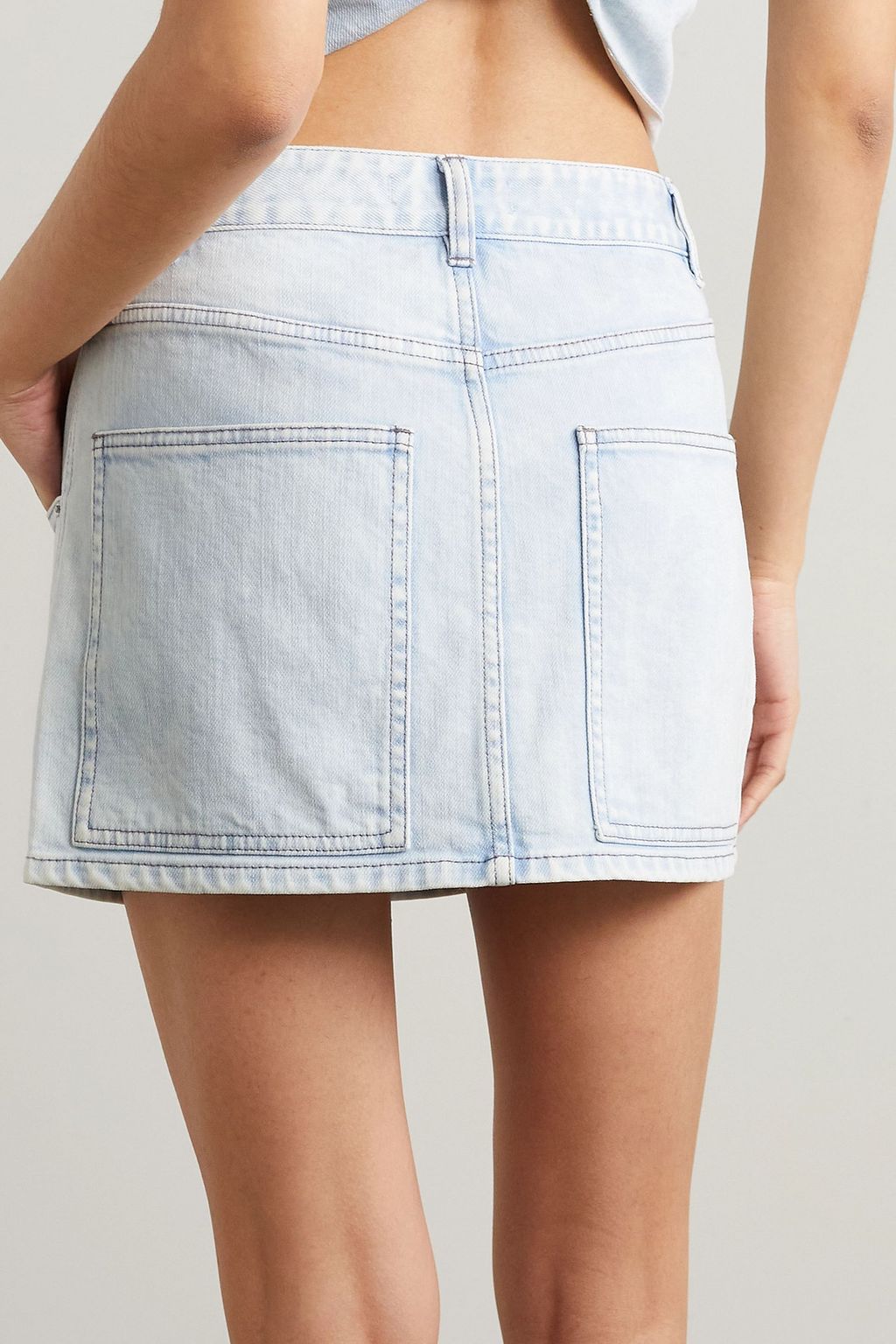 TIBI Denim mini skirt