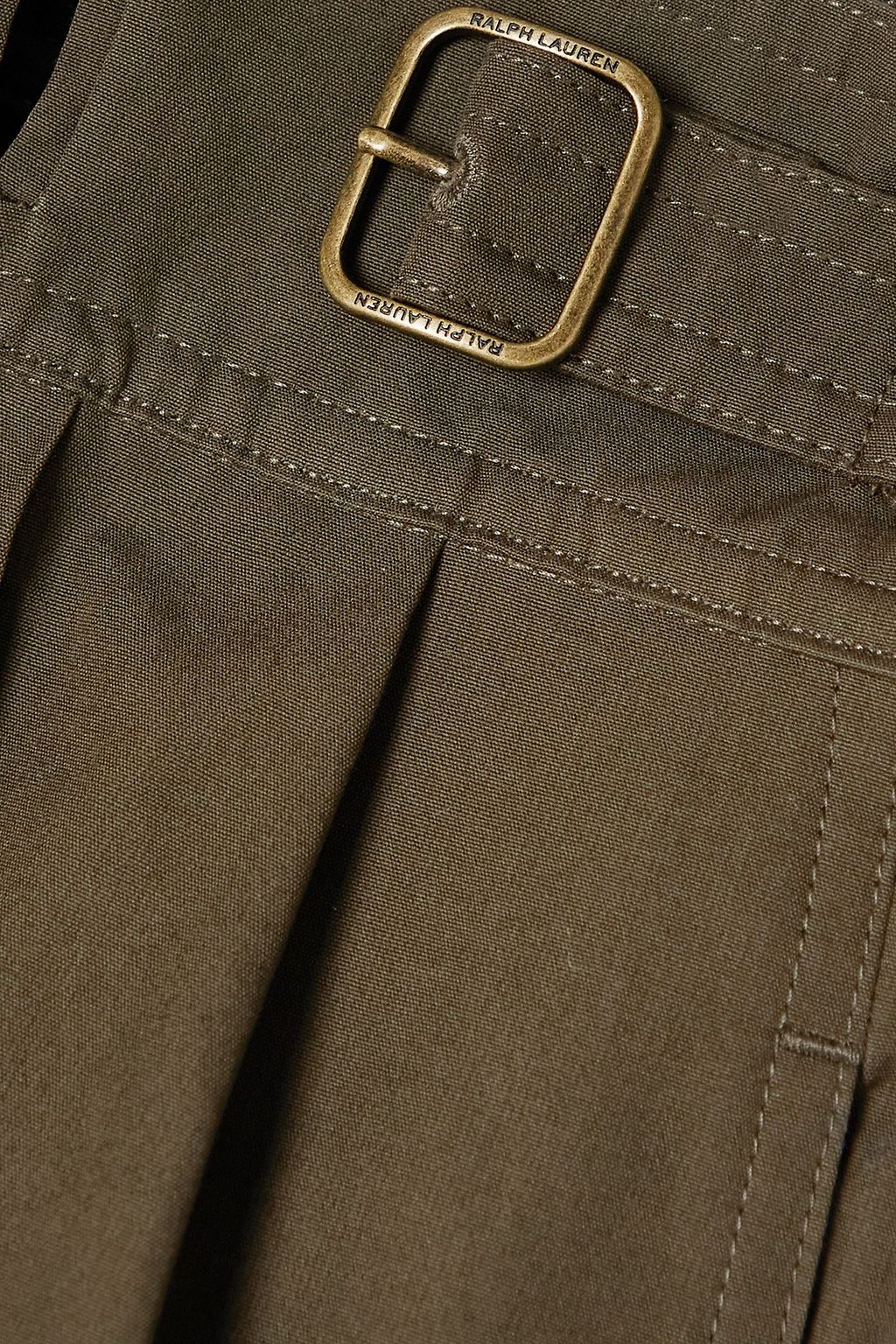 RALPH LAUREN COLLECTION بنطال كارغو من قطن تويل بقصة تضيق تدريجياً نحو الأسفل
