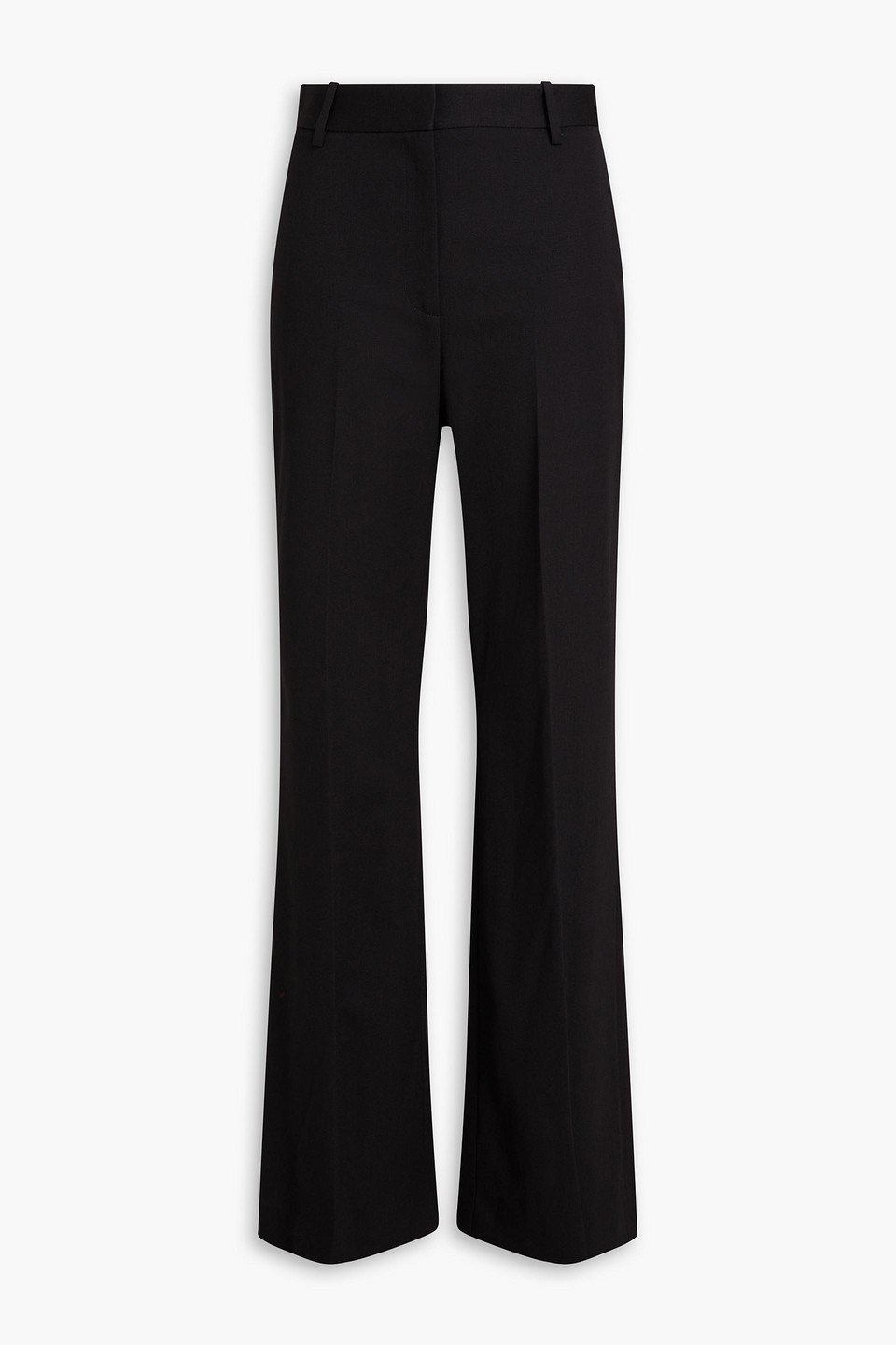 Nili Lotan Arielle Wool-twill Flared Pants In Black