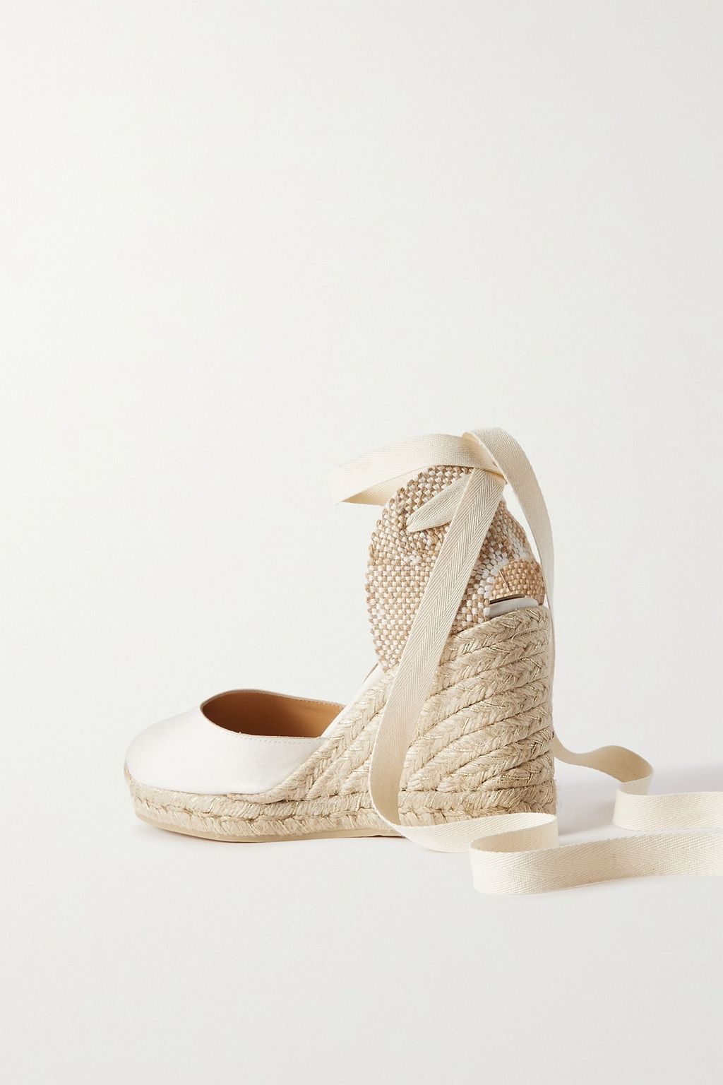 CASTAÑER Carina 80 canvas wedge espadrilles