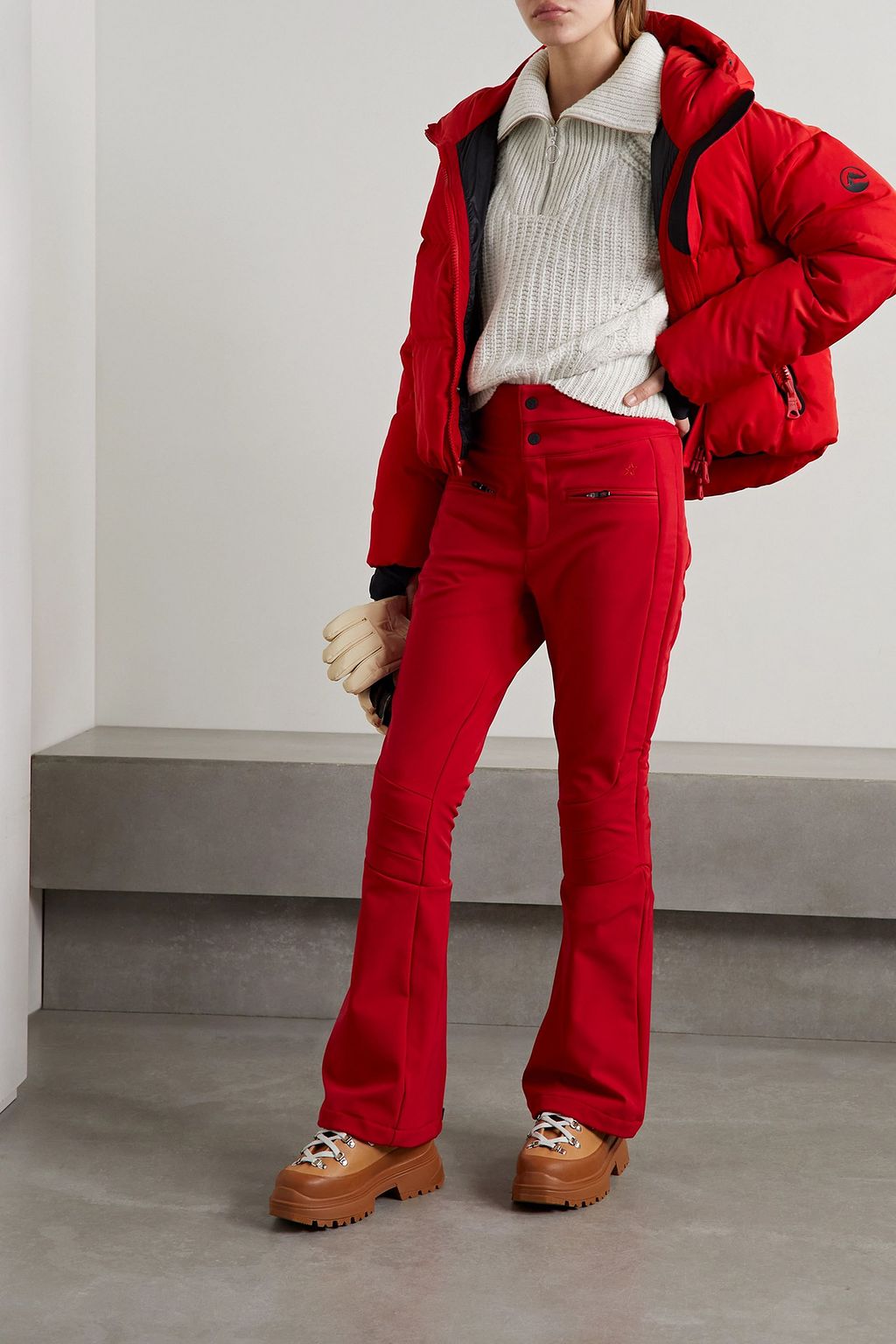 CORDOVA Molina cable-knit merino wool half-zip sweater