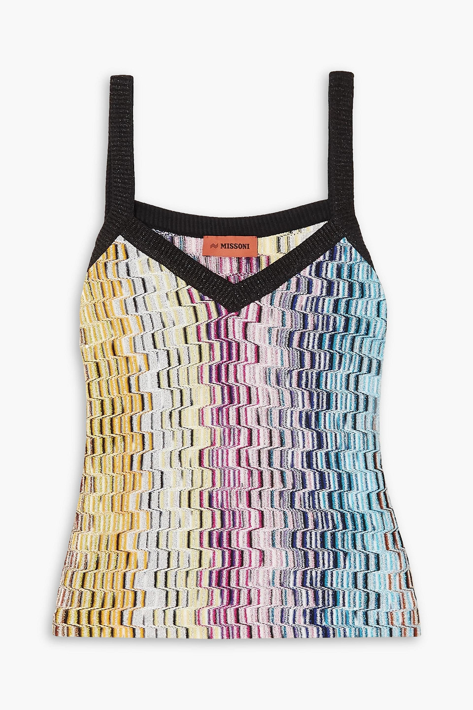 missoni - metallic crochet-knit camisole - multicolor - it 44