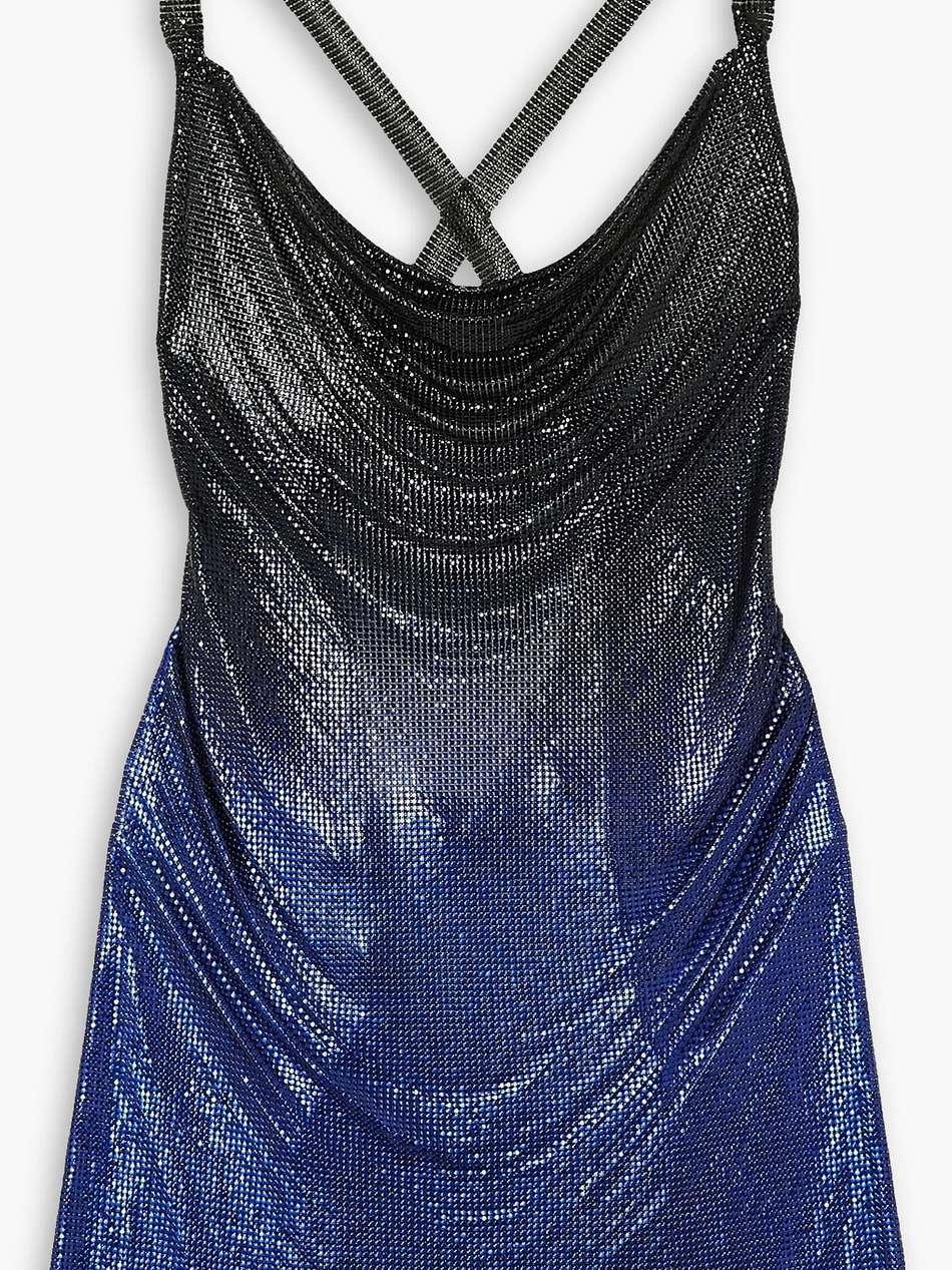 hailey dégradé chainmail mini dress