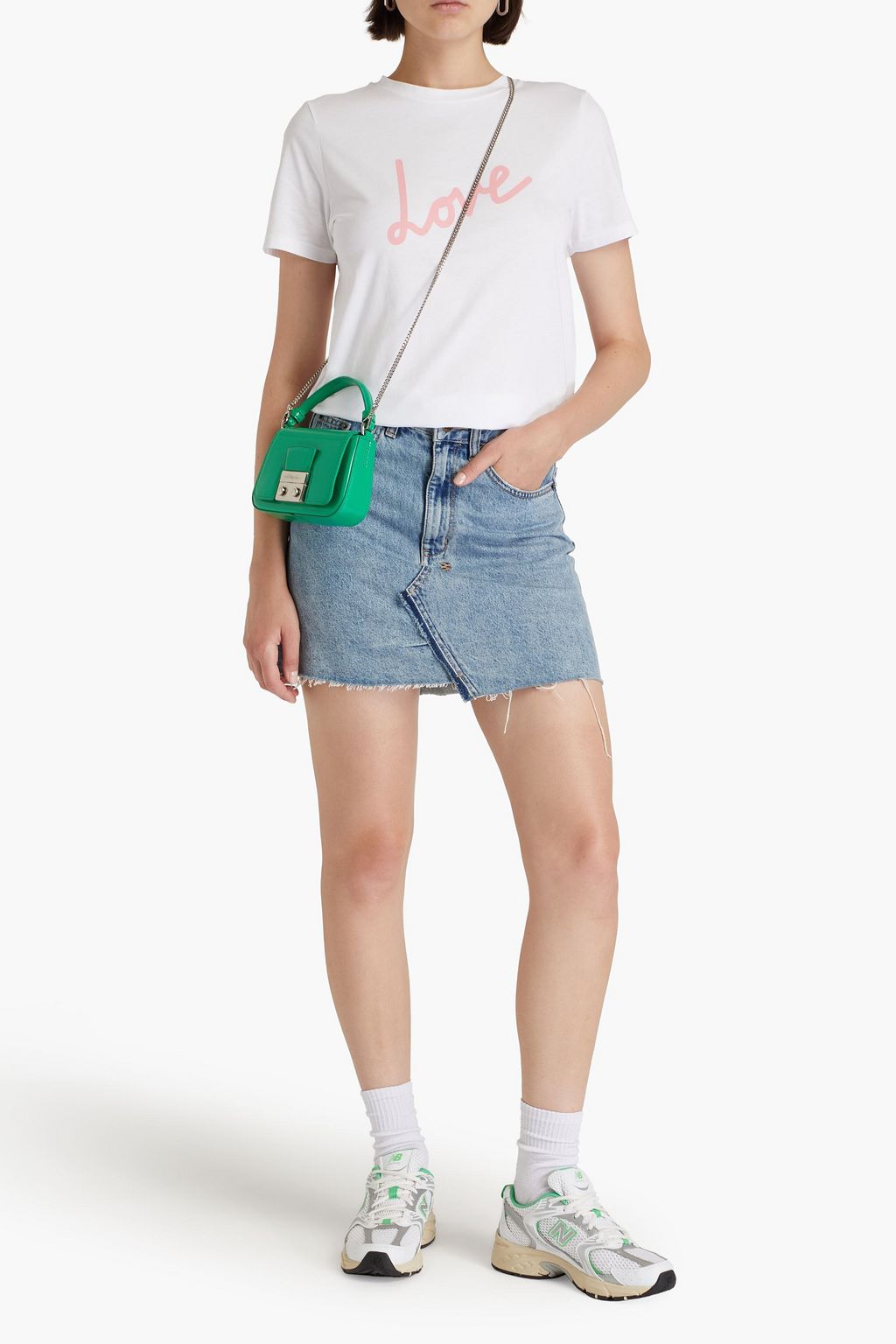CHINTI & PARKER Printed cotton-jersey T-shirt