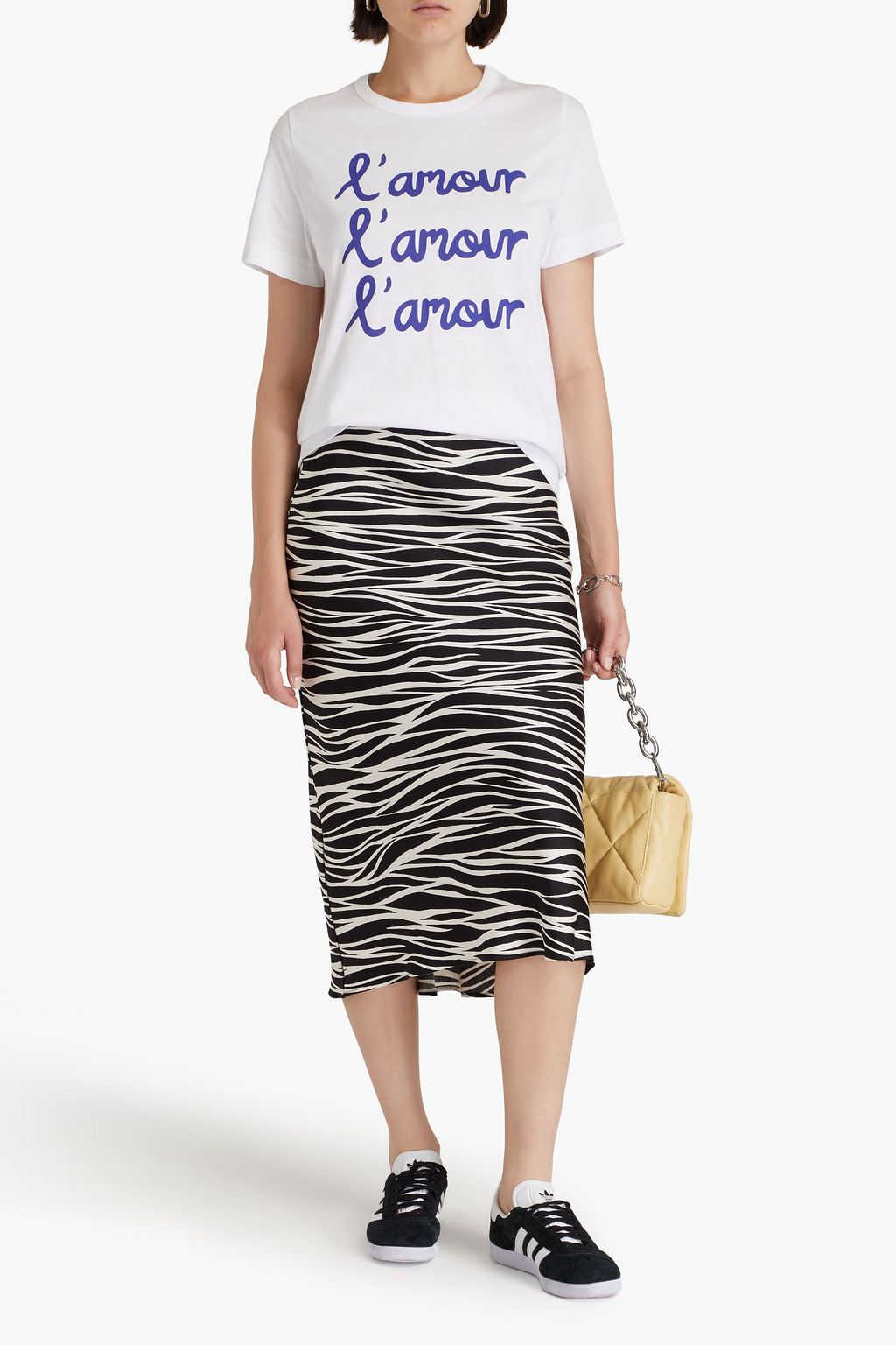 CHINTI & PARKER Printed cotton-jersey T-shirt