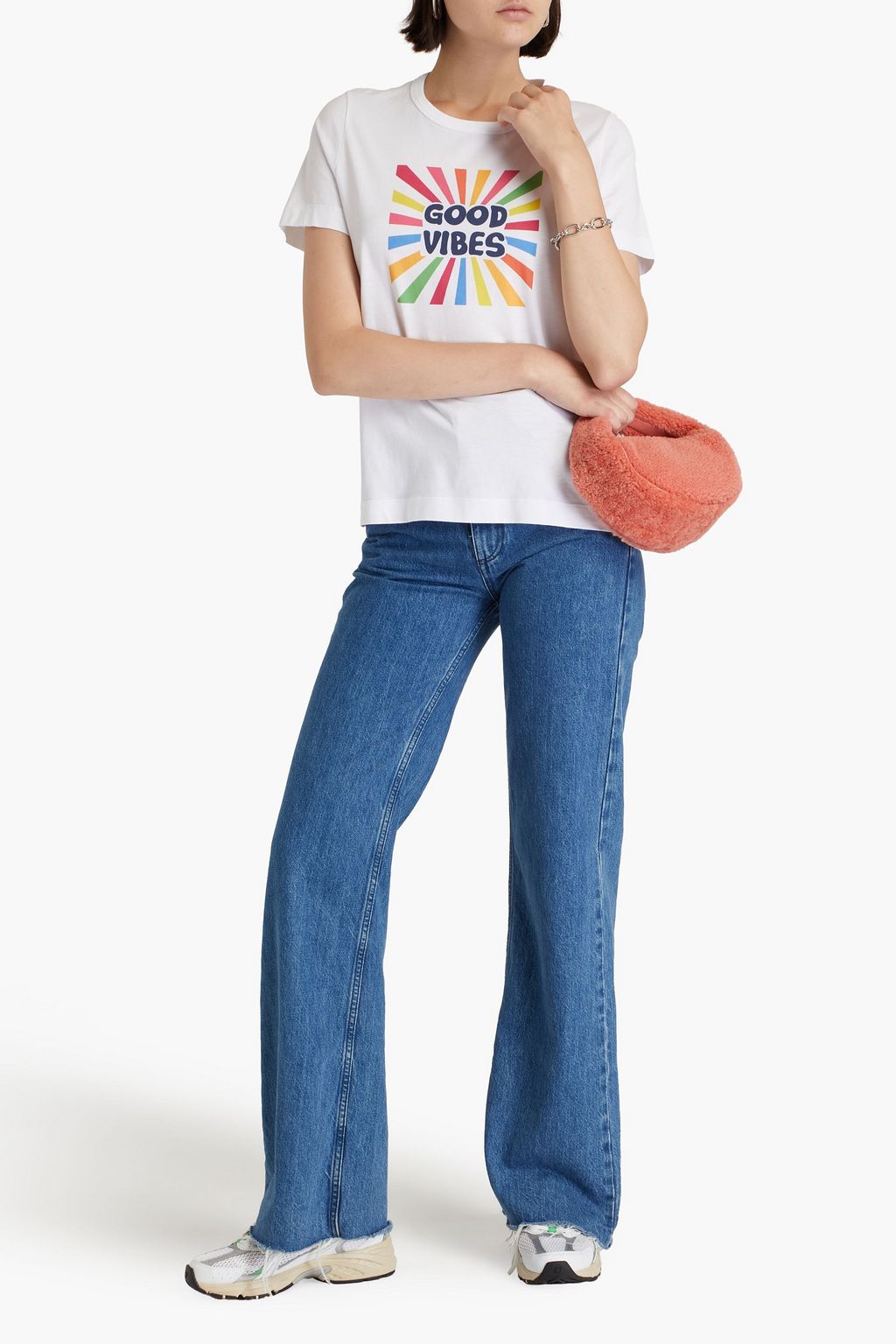 CHINTI & PARKER Printed cotton-jersey T-shirt