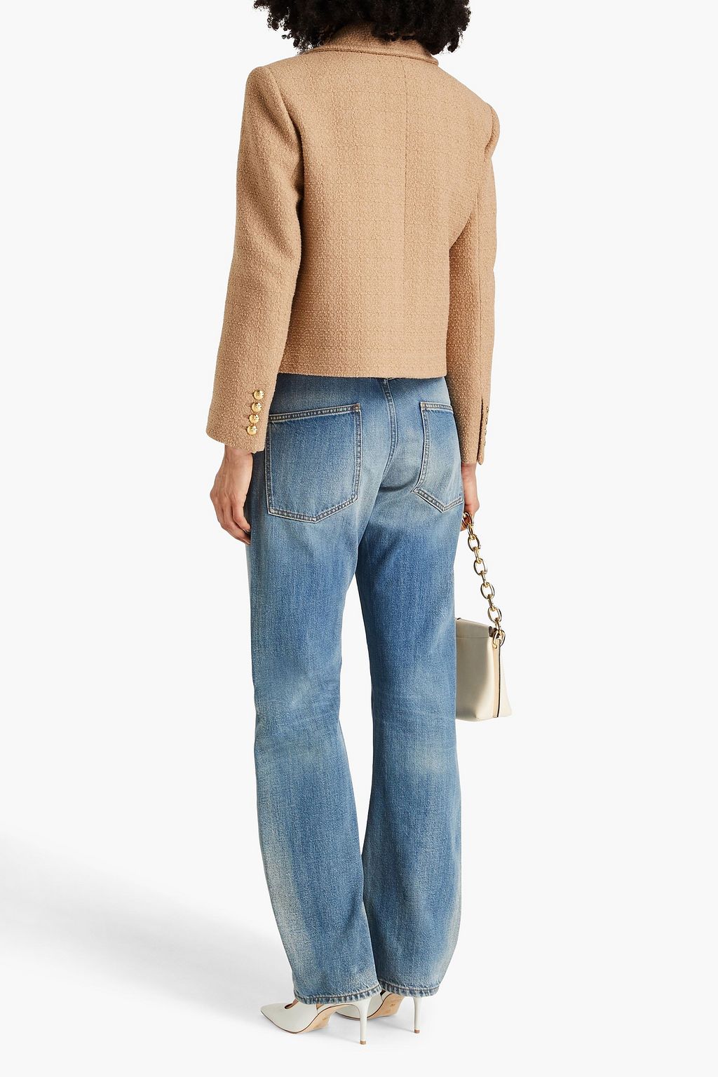 NILI LOTAN Paloma bouclé-tweed jacket