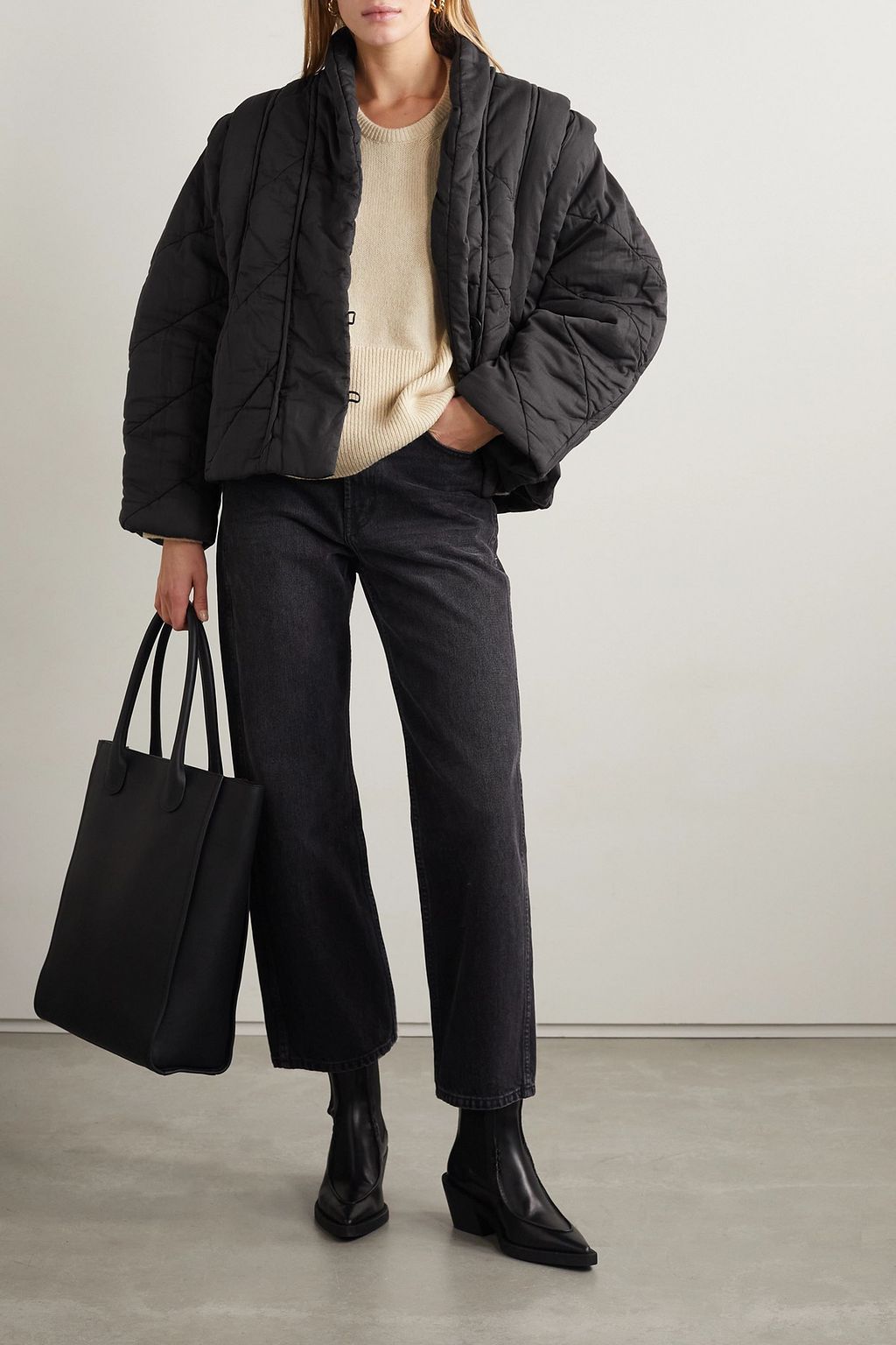 SEA Stan wattierte Steppjacke aus Baumwolle