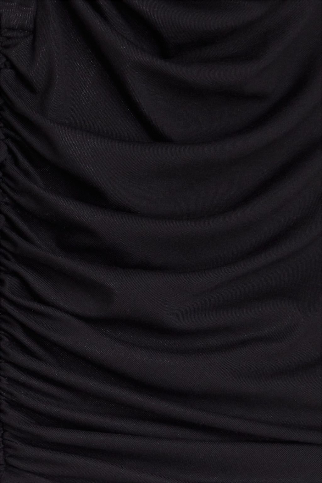 N°21 X WOLFORD + N°21 Bonnie ruched cutout stretch-modal bodysuit