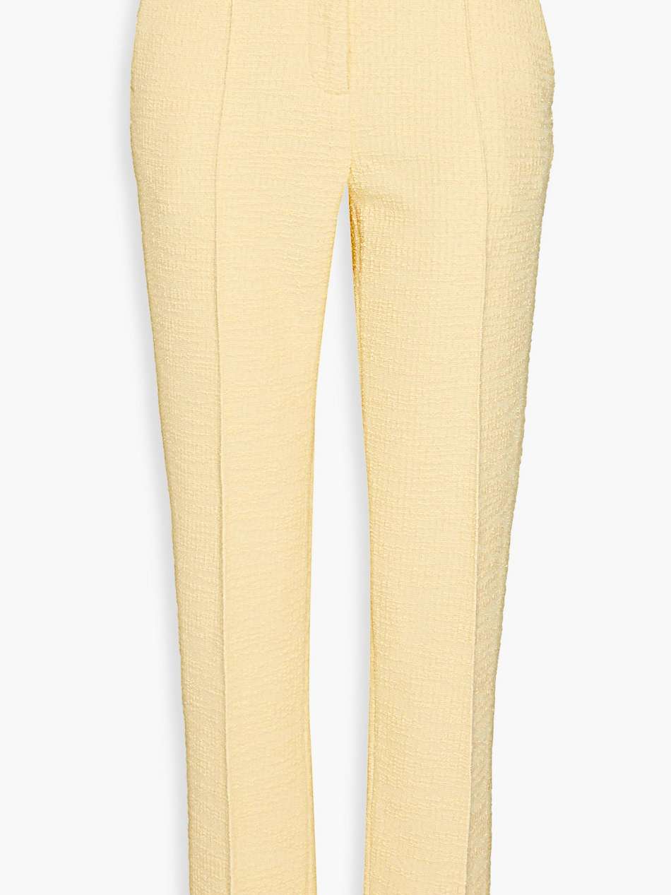 claire bouclé-tweed tapered pants