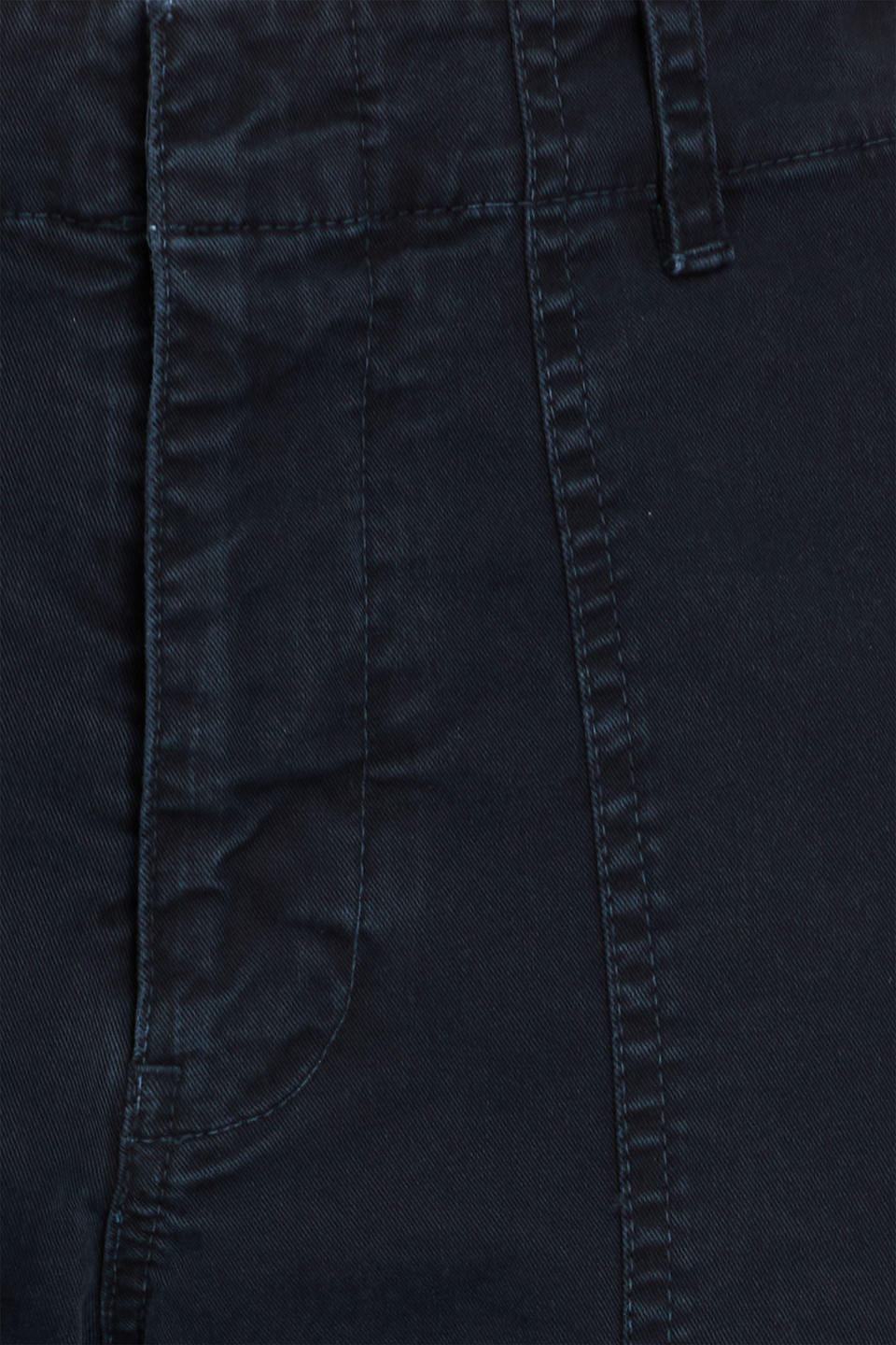 Nili Lotan Cropped Stretch-cotton Twill Tapered Pants In Midnight Blue
