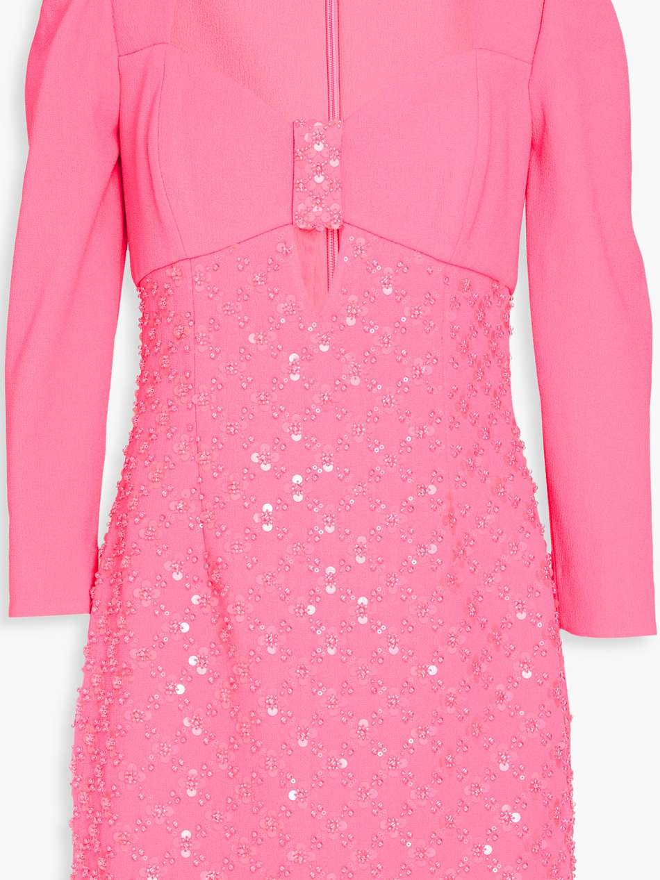 marie cutout embellished cady mini dress