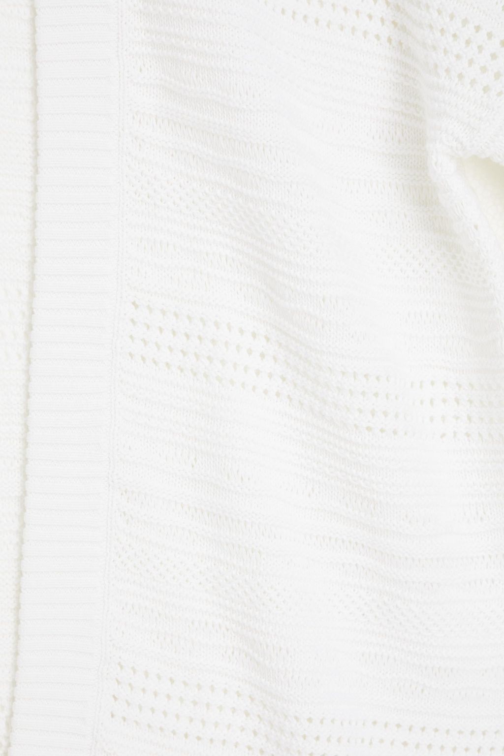COTTON BY AUTUMN CASHMERE كارديغان من القطن بحبكة بوانتيل