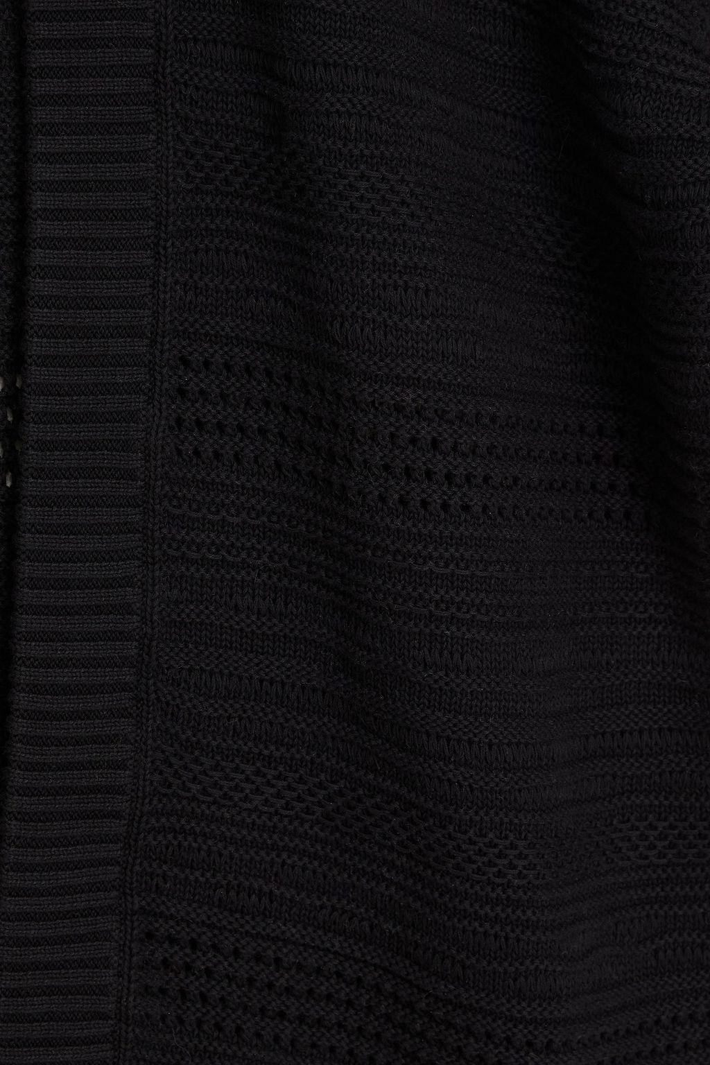 COTTON BY AUTUMN CASHMERE كارديغان من القطن بحبكة بوانتيل