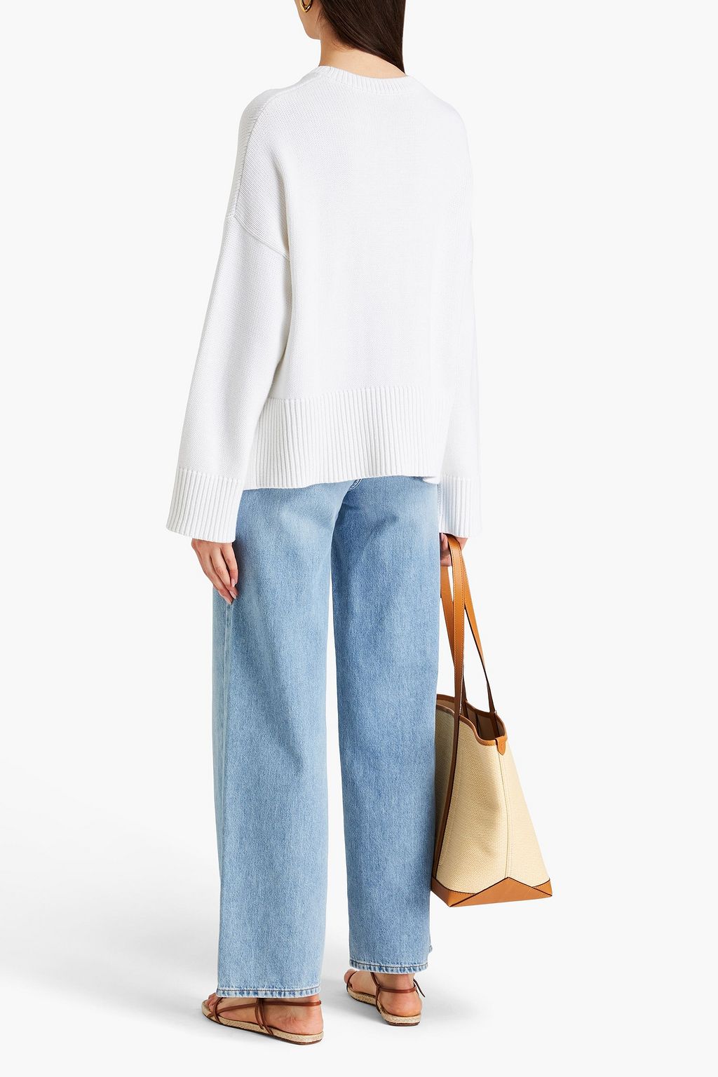 COTTON BY AUTUMN CASHMERE كنزة رياضية من القطن