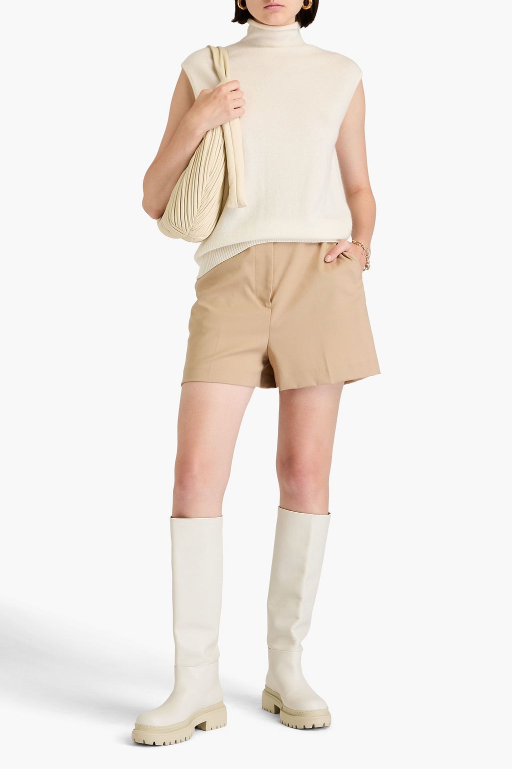 AUTUMN CASHMERE Cashmere turtleneck top