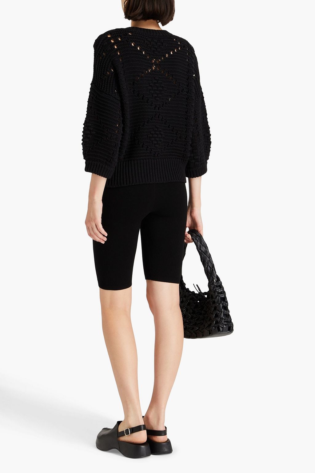 COTTON BY AUTUMN CASHMERE 포인텔 니트 코튼 스웨터