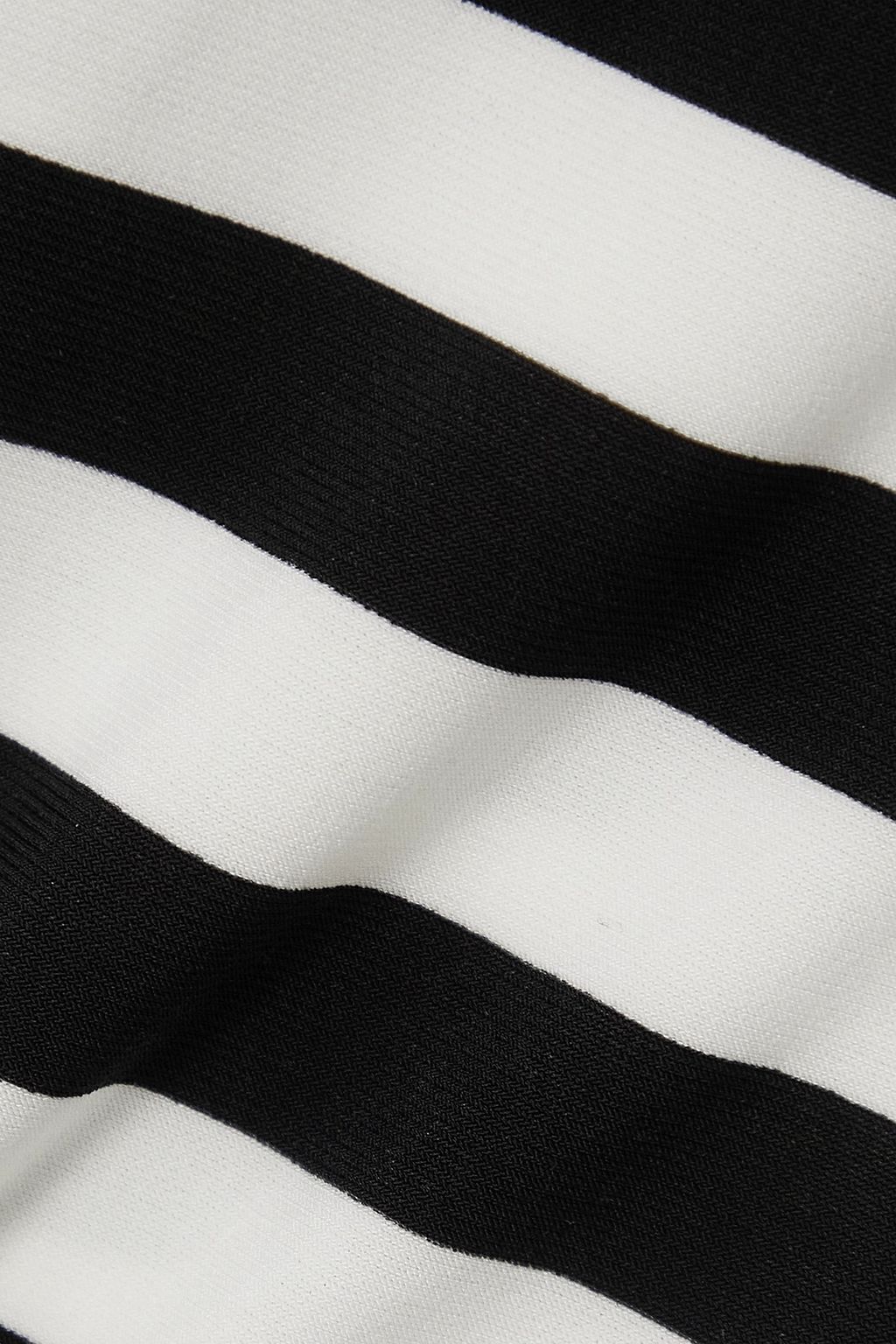 NORMA KAMALI Obie Maxikleid aus gestreiftem Stretch-Jersey
