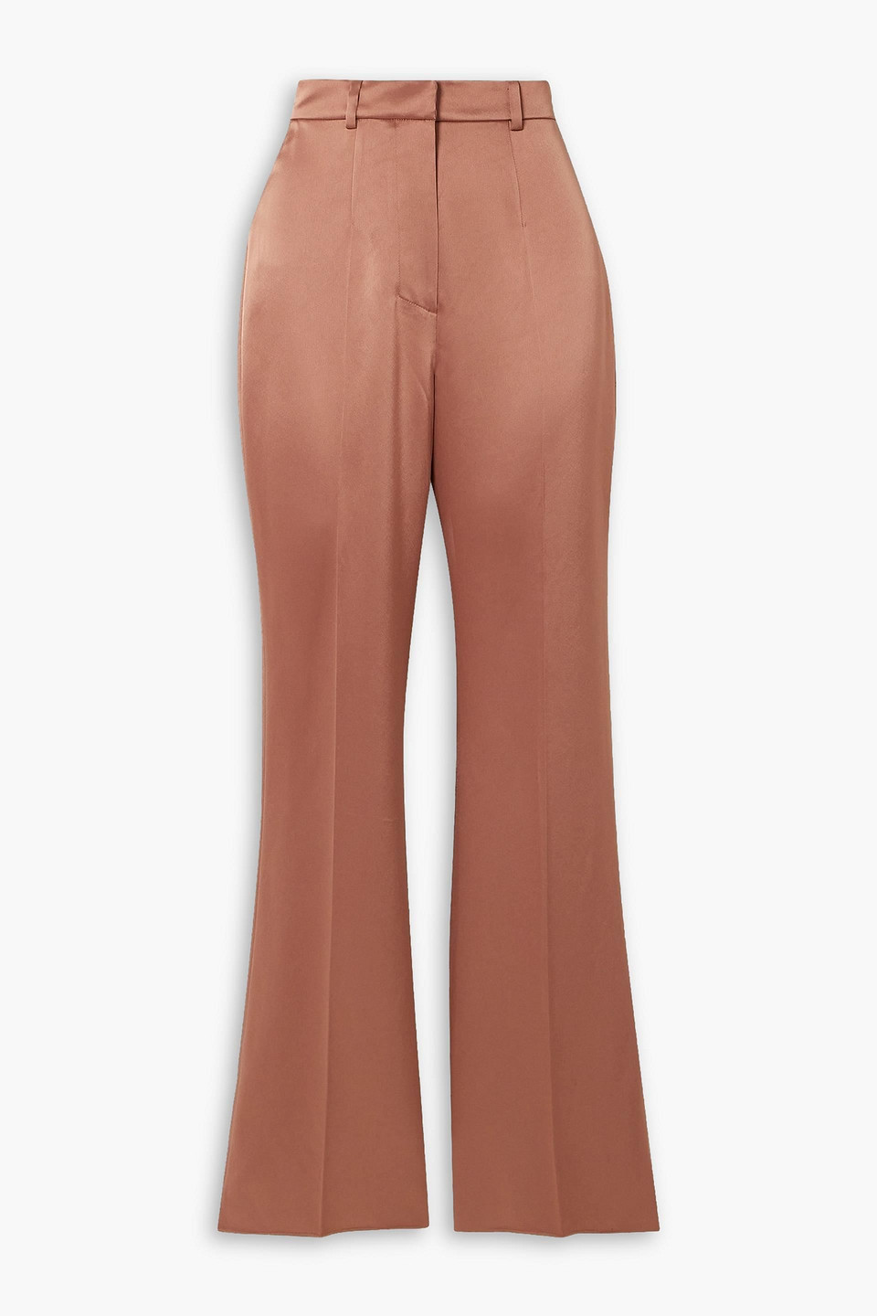 Satin flared pants