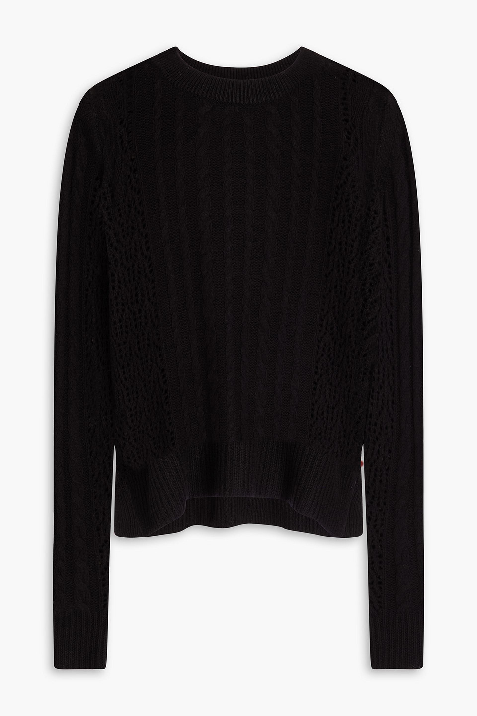 Autumn Cashmere Cable-knit Cashmere Sweater In Black