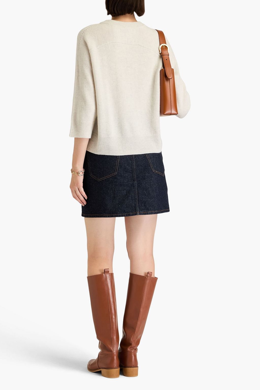 AUTUMN CASHMERE كنزة رياضية من الكشمير